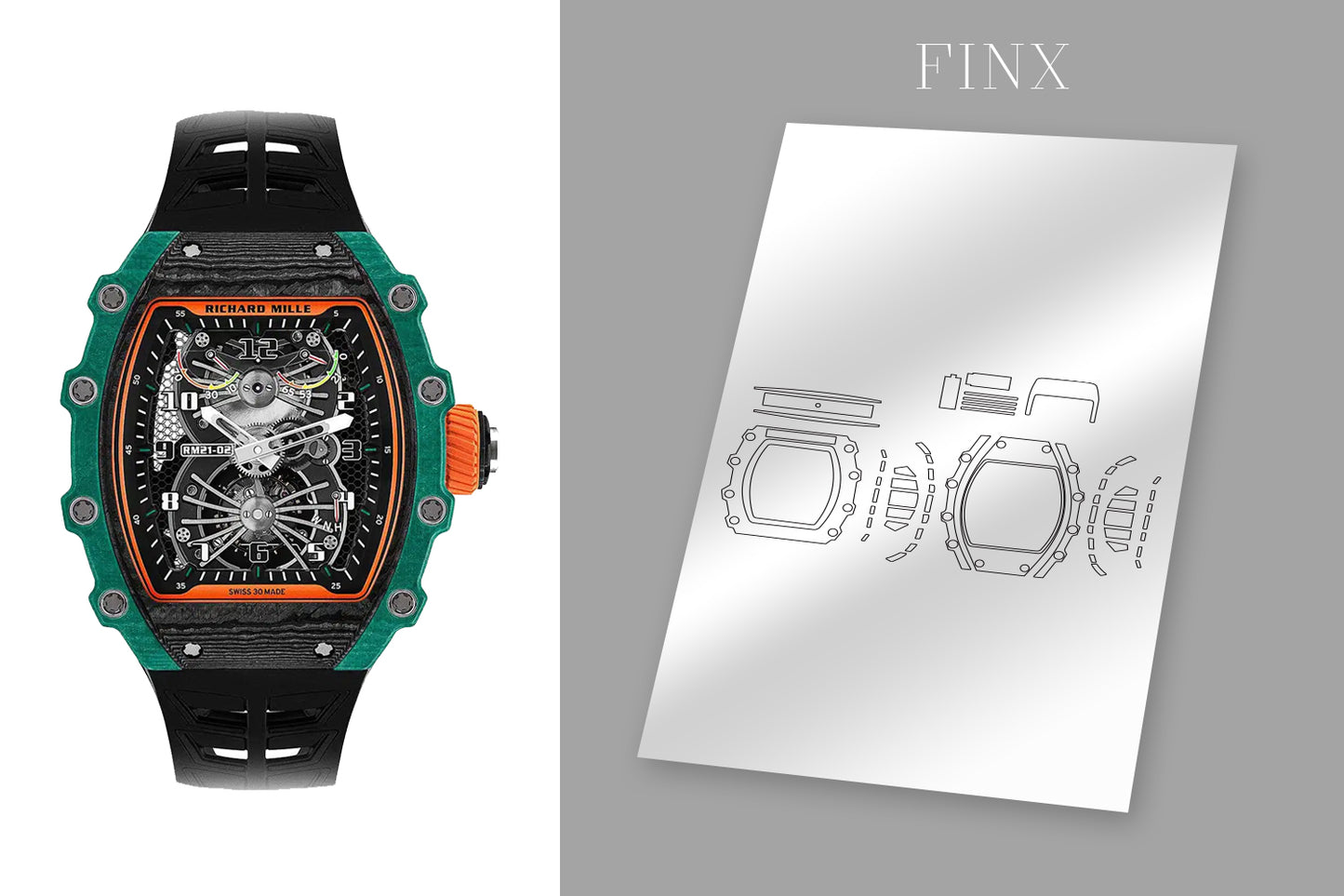 ชุดป้องกัน Richard Mille RM 21-02 Tourbillon Aerodyne