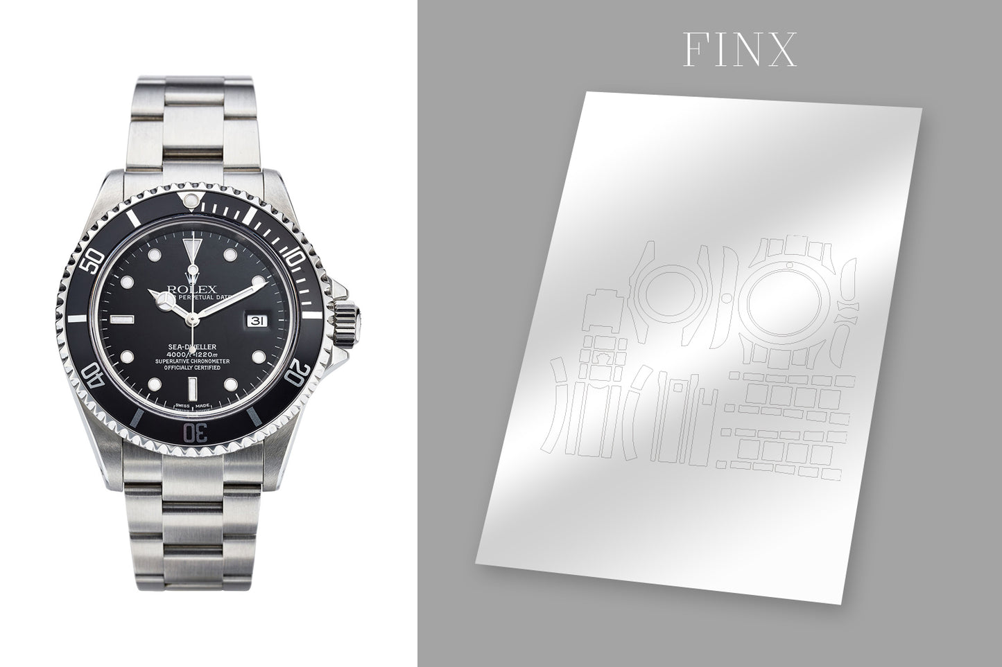 ชุดป้องกัน Rolex Sea-Dweller 116600