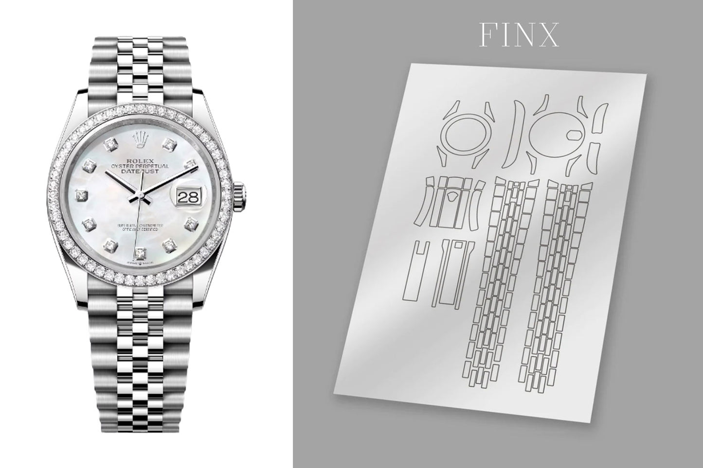 Rolex Datejust (Jubilee)126284 (36mm) Protection Kit
