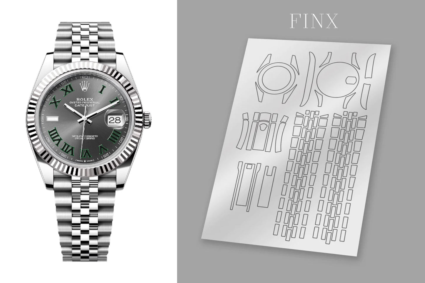 Rolex Datejust(Jubilee)126234 (41mm)ชุดฟิล์มกันรอย