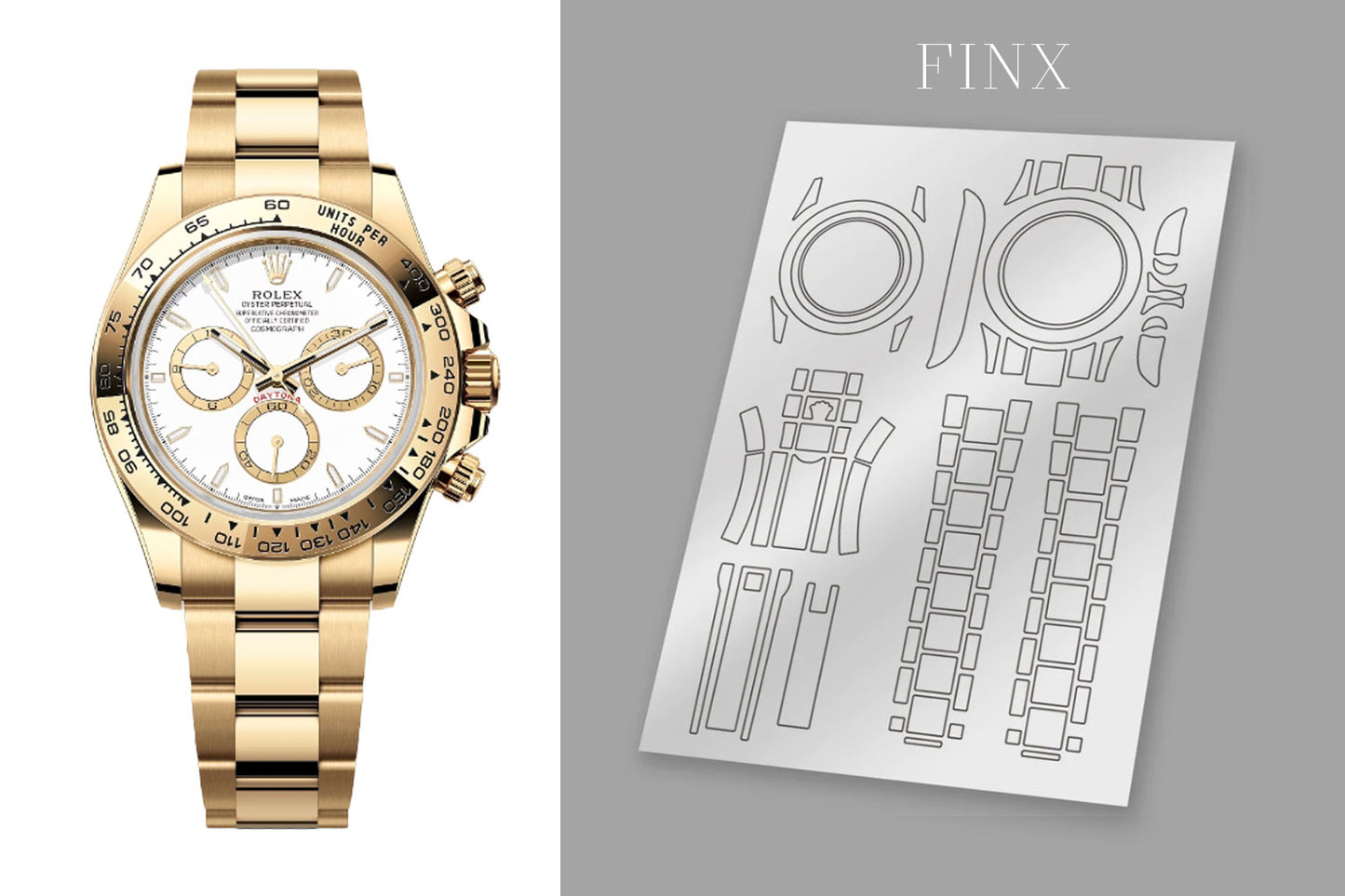Rolex Daytona (Yellow gold) 126508 Protection Kit