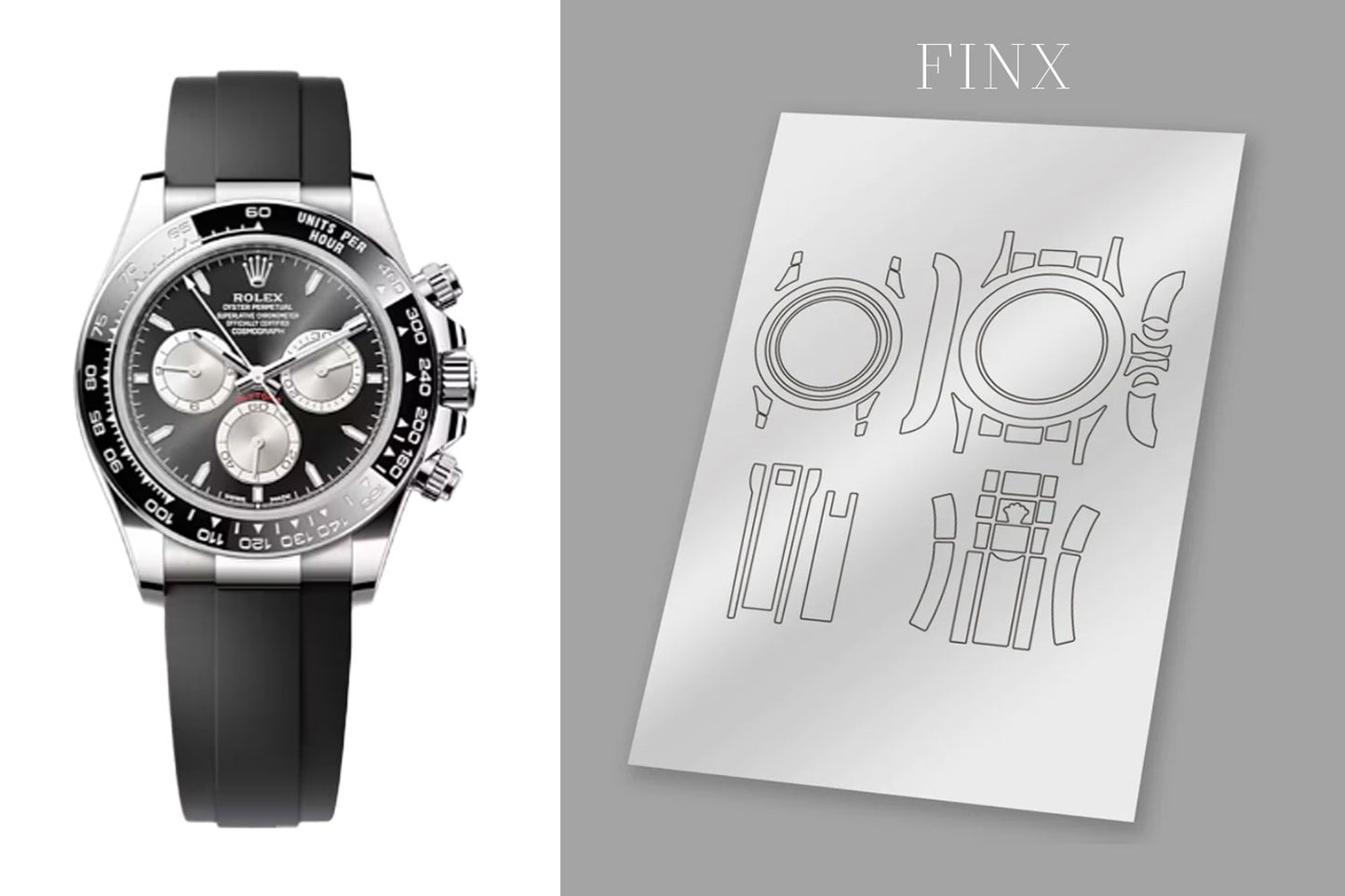 Rolex Daytona (ทองคำขาว) 126519 Protection Kit