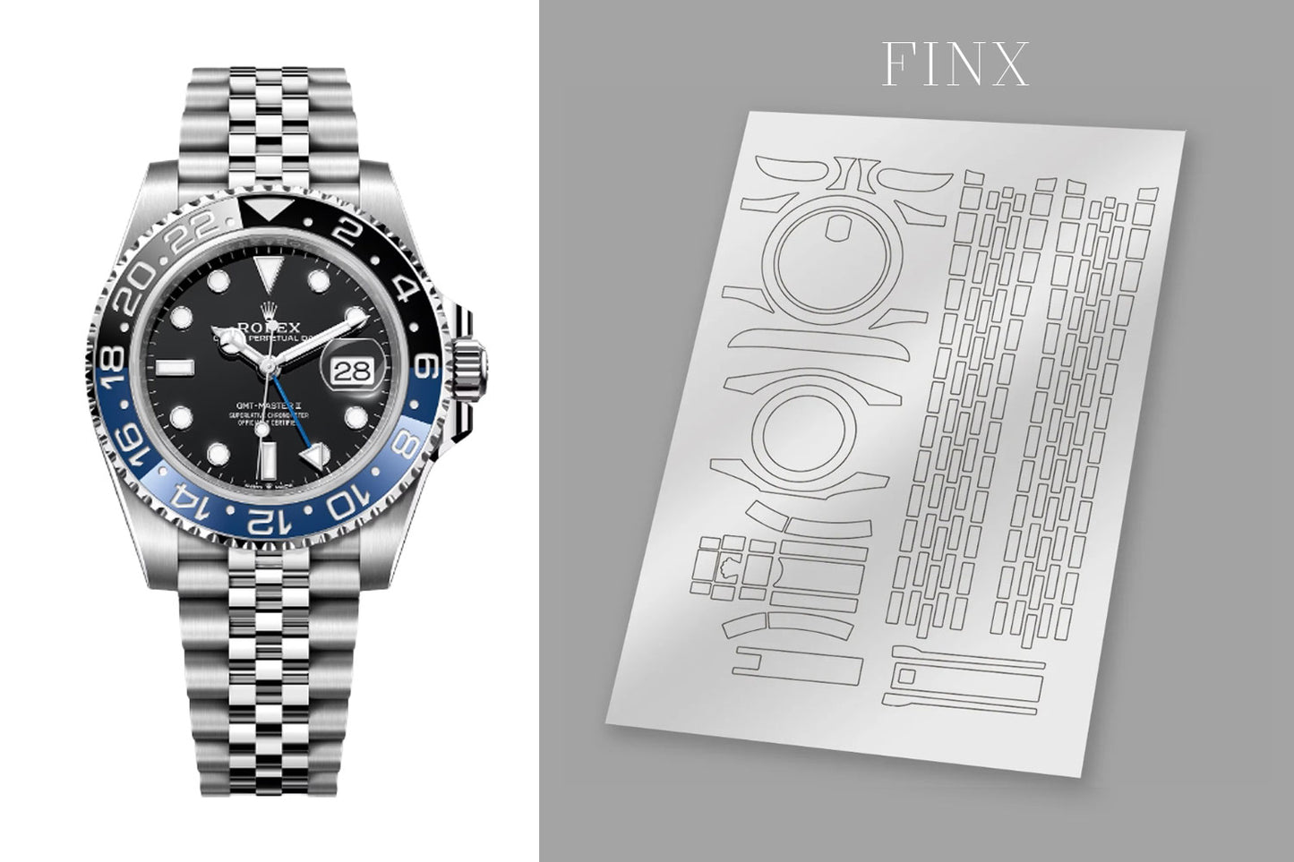 Rolex GMT Master ll (Jubilee) 126710 Protection Kit