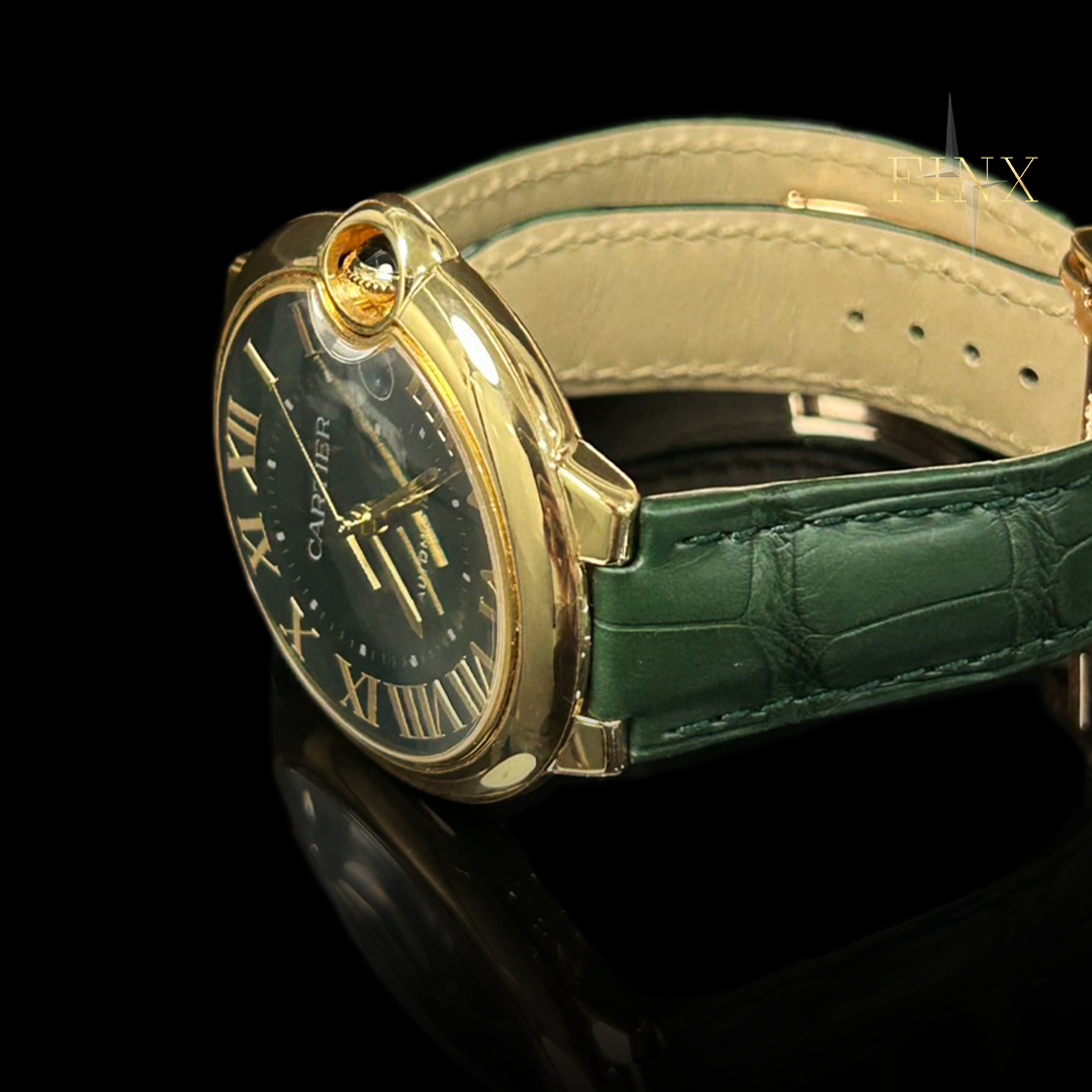 Cartier Ballon Bleu 40mm De Watch 40mm Green Dial WGBB0062 Protective Kit