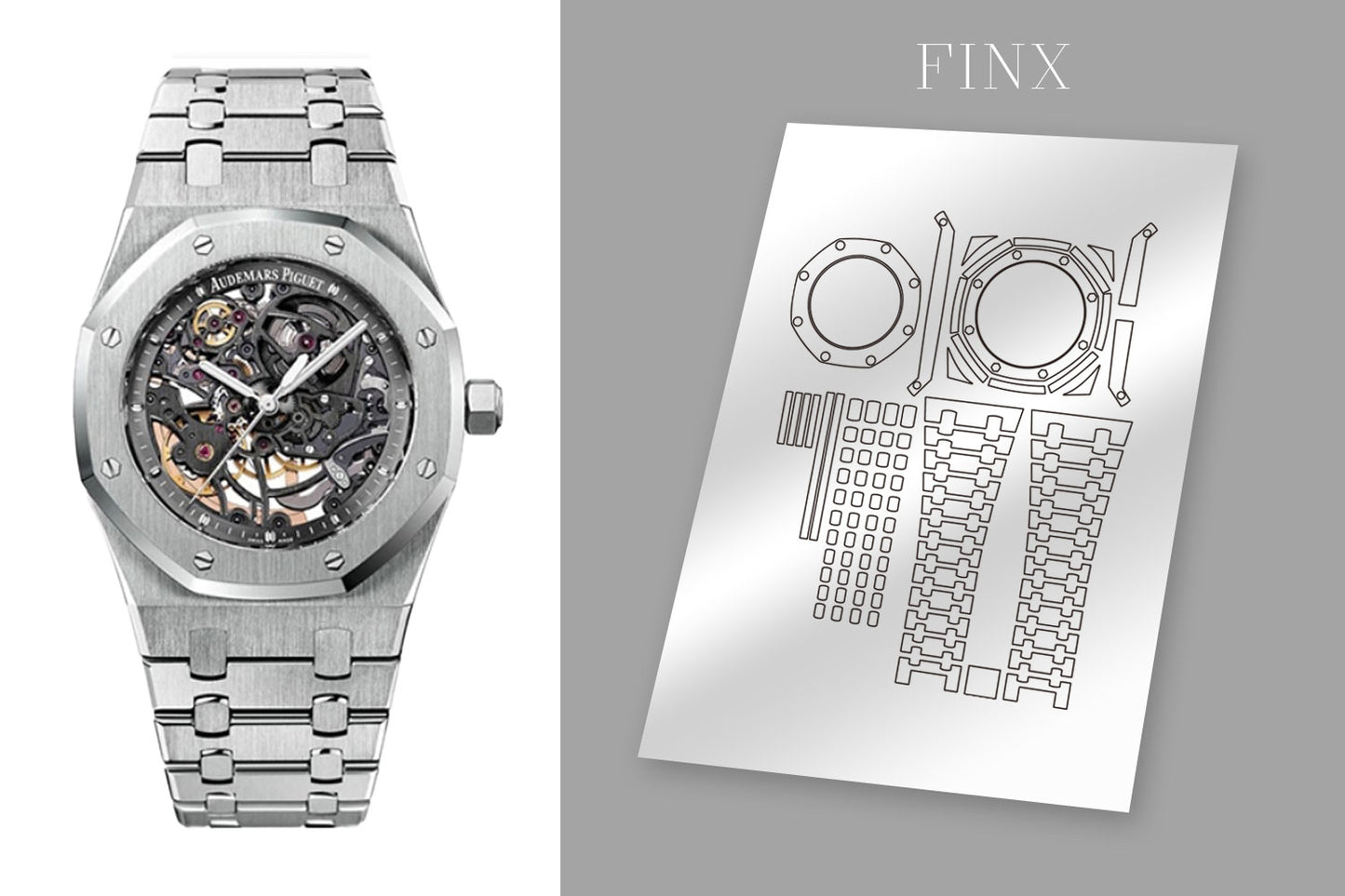 นาฬิกา Audemars Piguet Royal Oak Skeleton 15305st.oo.1220st.01 ชุดฟิล์มกันรอย