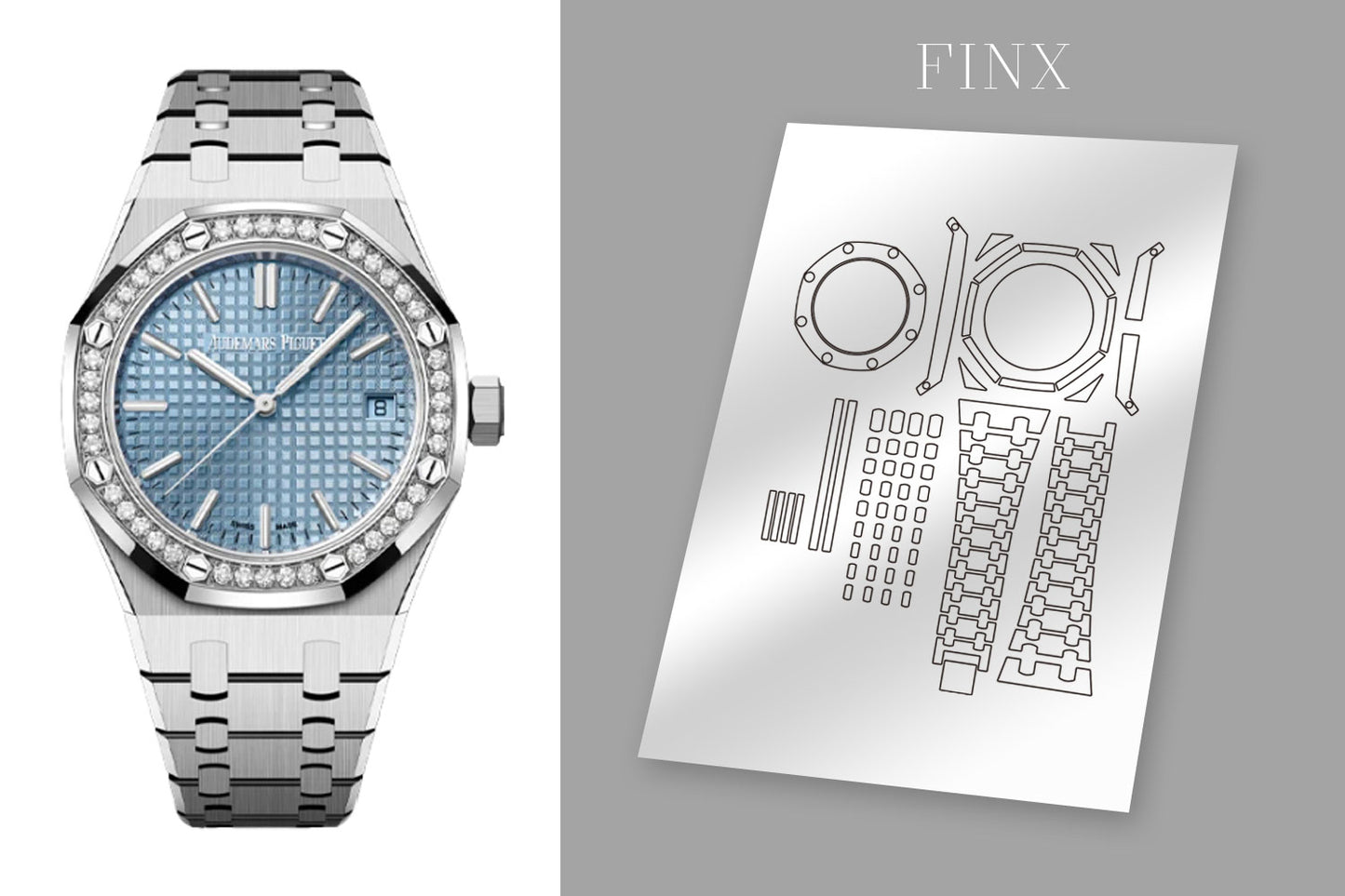 ชุดฟิล์มกันรอย Royal Oak Selfwinding "50th Anniversary" (15551ST.ZZ.1356ST.01)