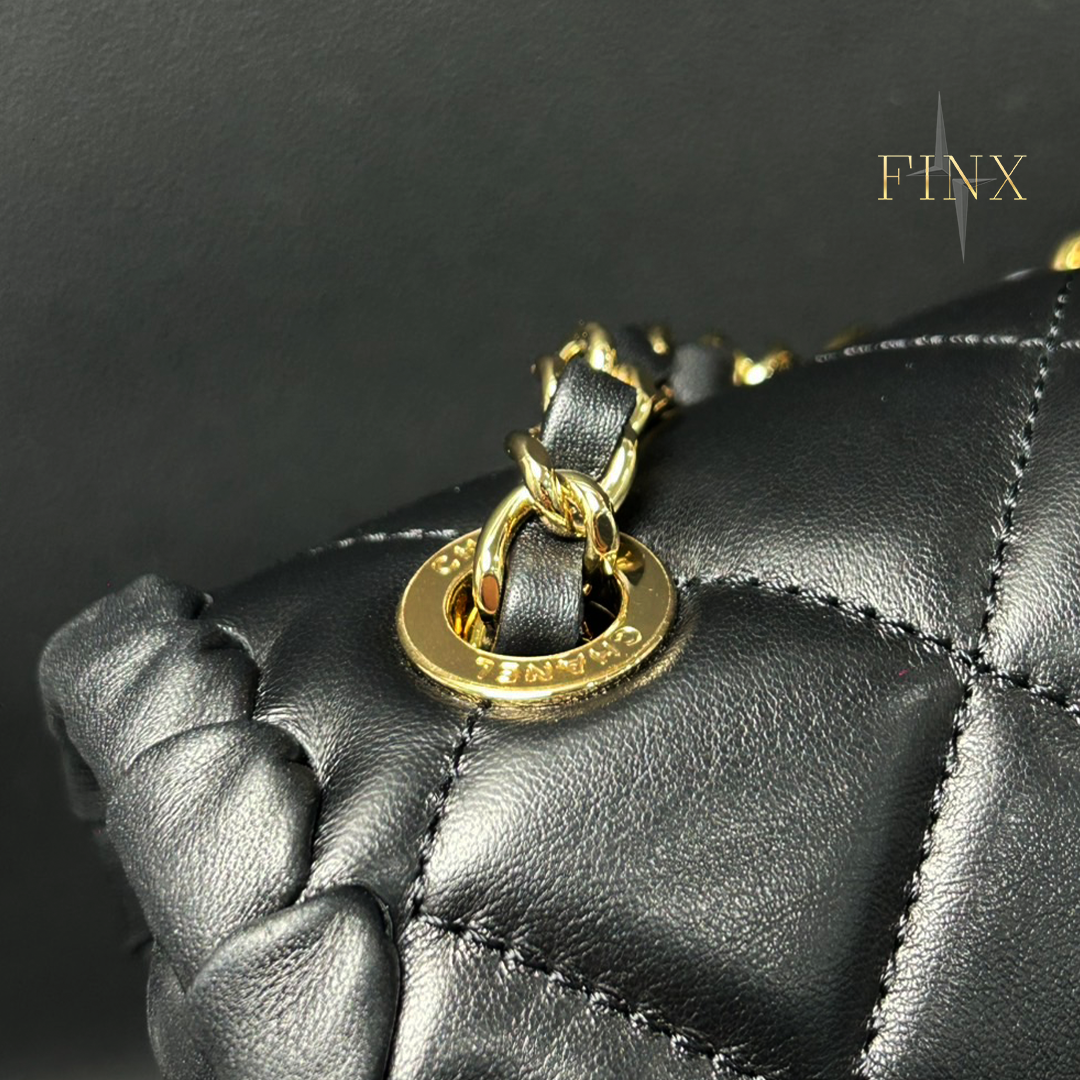 CHANEL Calfskin Braided Mini Protection Kit