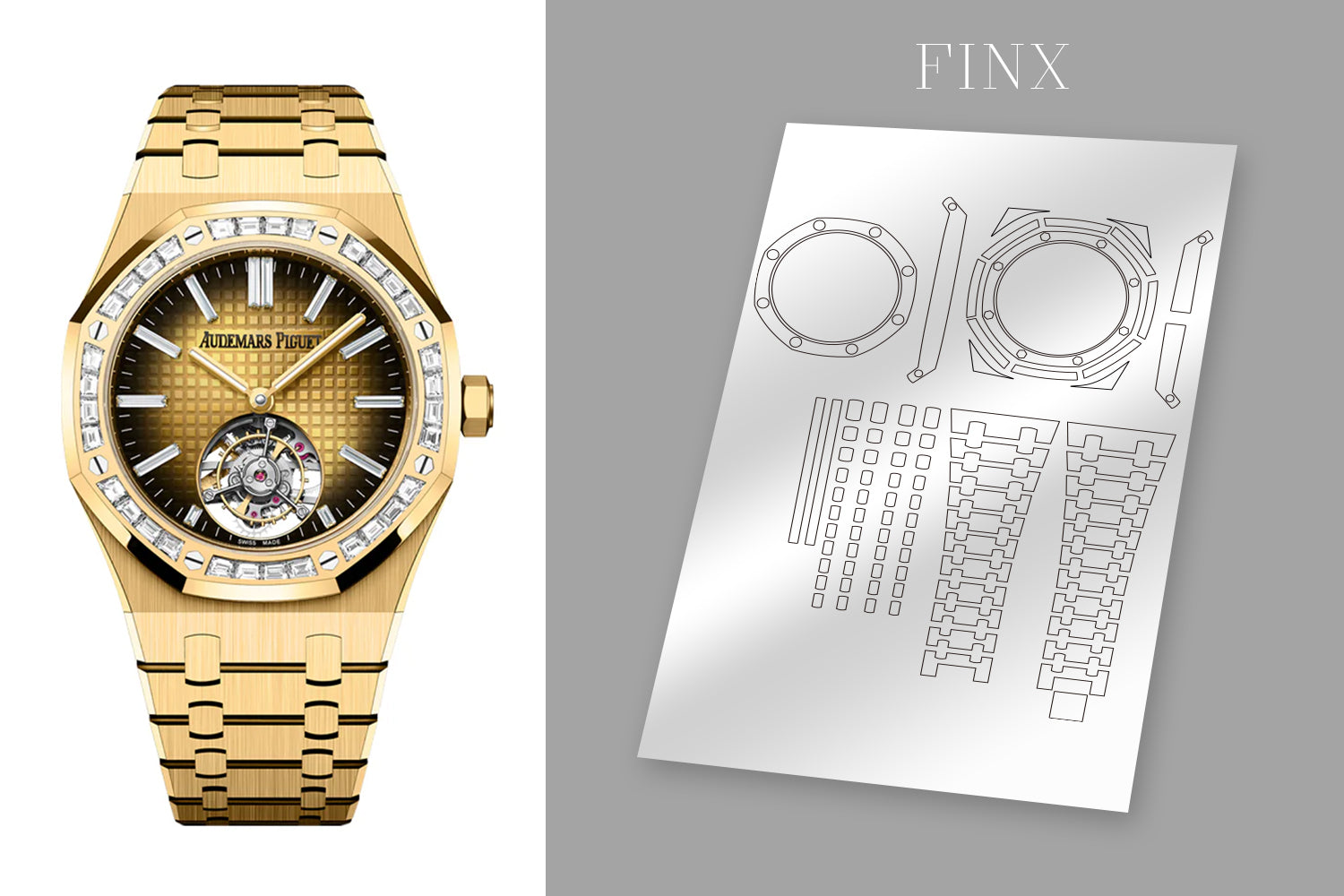 Audemars Piguet Royal Oak 26730BA Watch Protection Film | FINX
