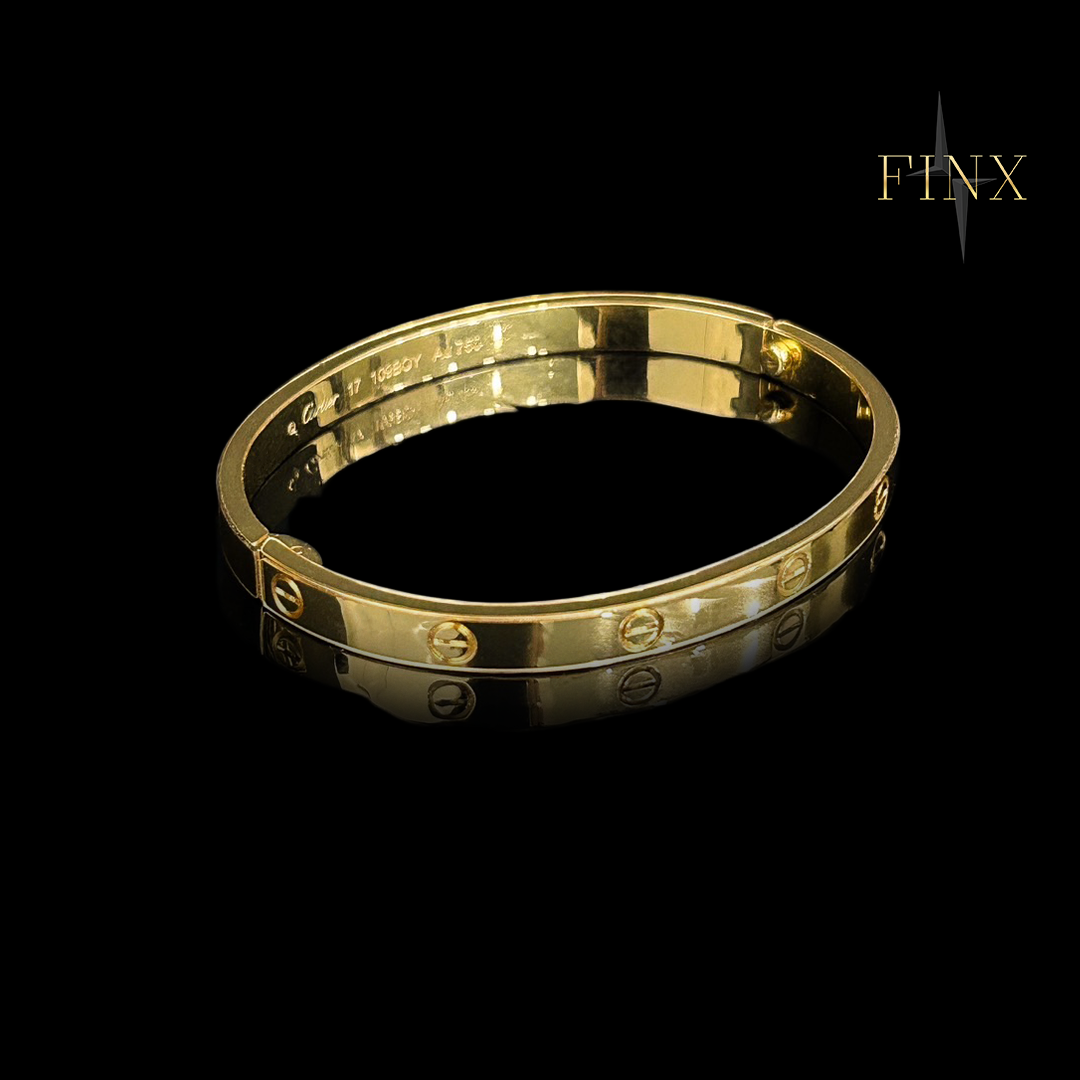 ชุดป้องกันสร้อยข้อมือ Cartier Love ขนาดกลาง