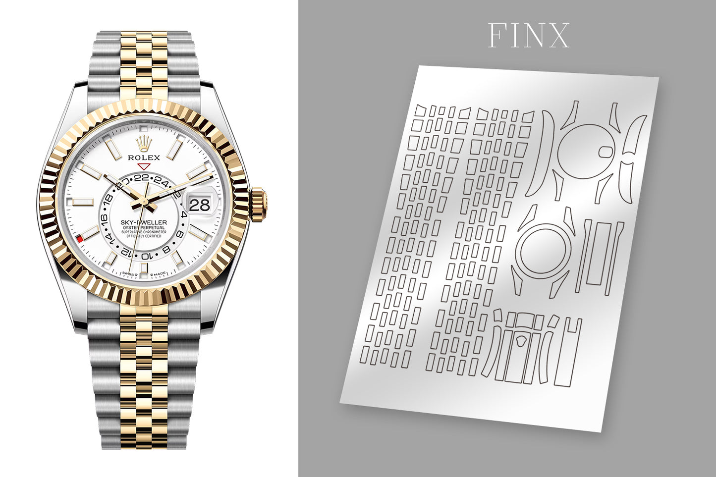 ชุดฟิล์มกันรอย Rolex Sky-Dweller 336933 (Jubilee)