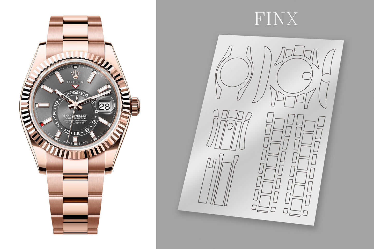 ชุดฟิล์มกันรอย Rolex Sky-Dweller 326935 (42 มม.)