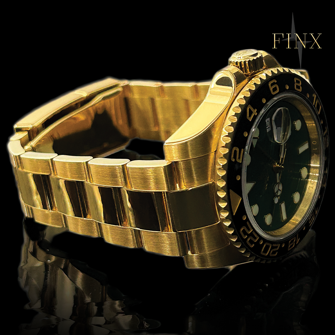 Rolex GMT-Master II Yellow Gold Green Dial 116718LN Protective Kit
