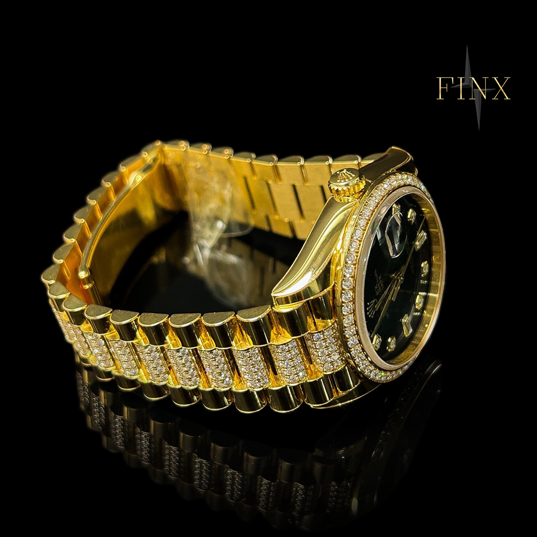Rolex Day-Date 36 128348RBR-0036 Yellow Gold Diamond Protective Kit