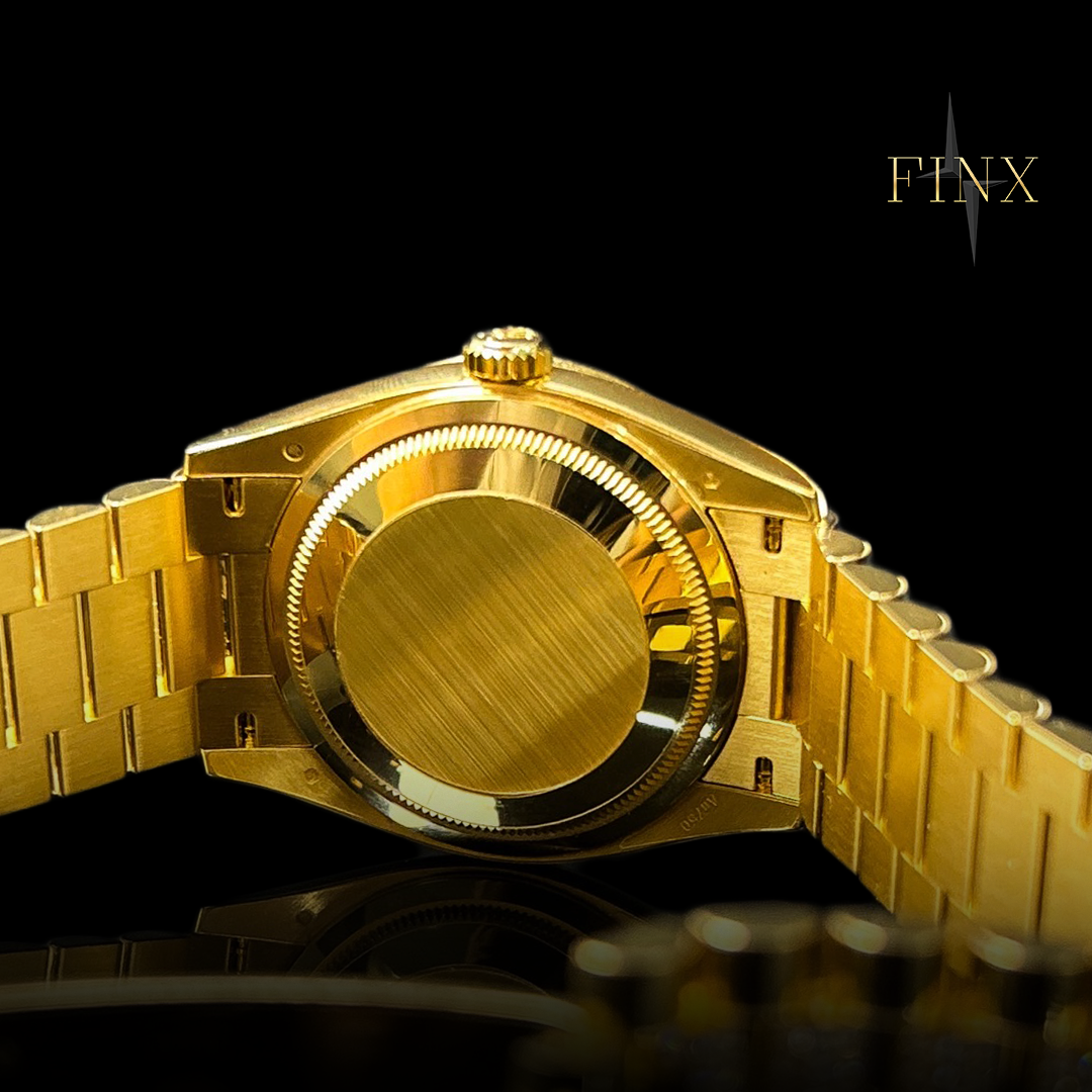 Rolex Day-Date 36 128348RBR-0036 Yellow Gold Diamond Protective Kit