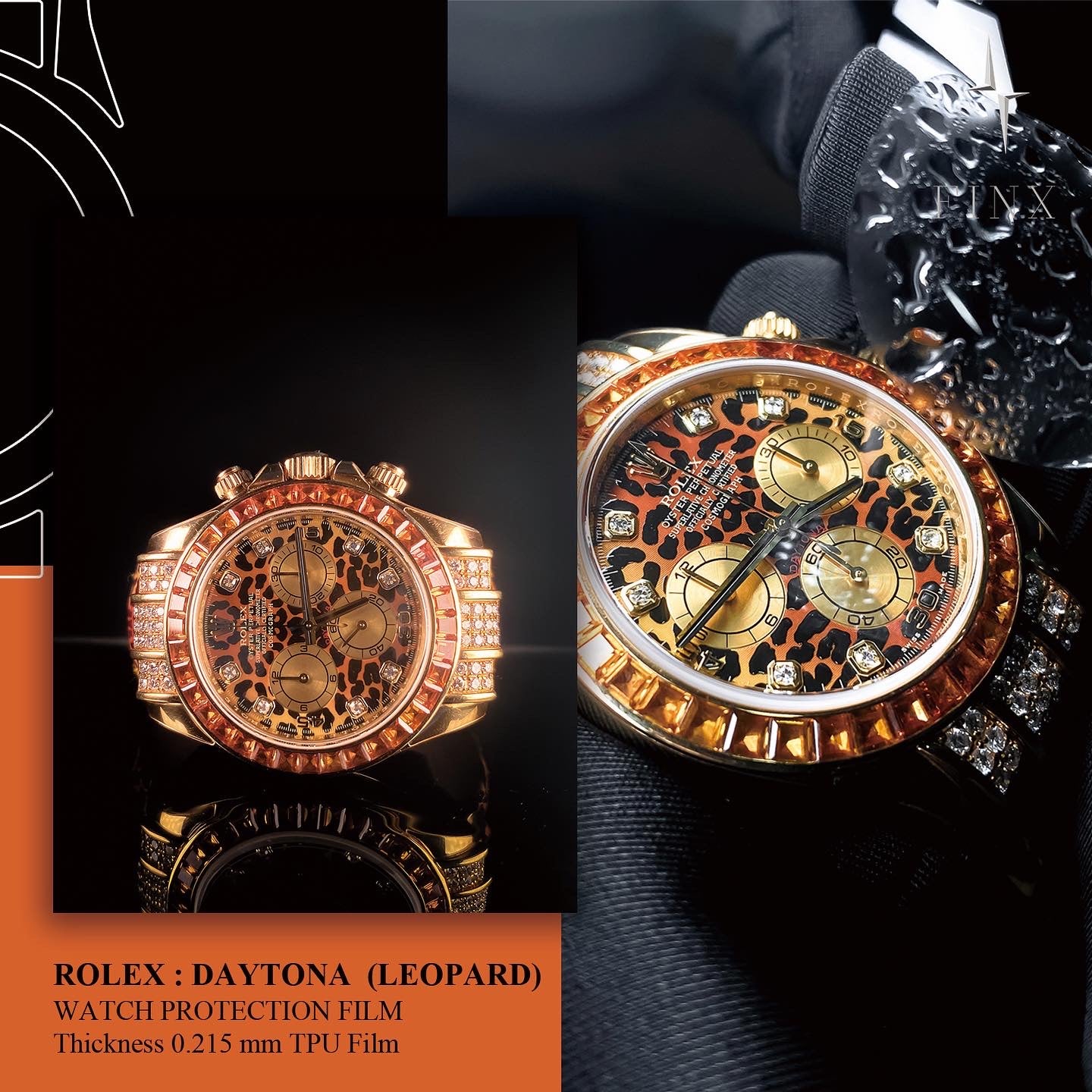 Rolex Daytona 116598SACO LEOPARD Protective Kit