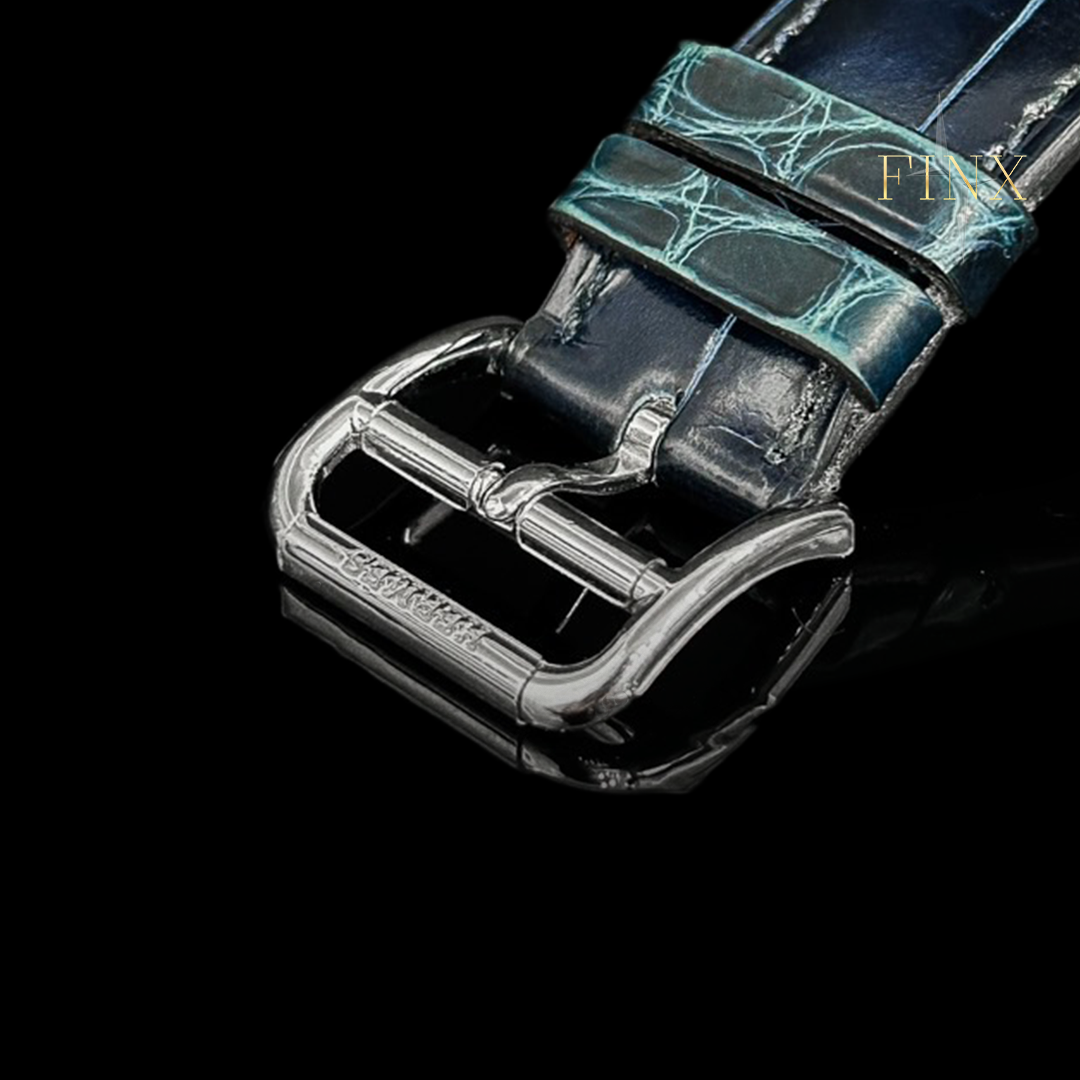 Hermes Alligator Mother of Pearl 38mm Arceau Petite Lune Protection Kit