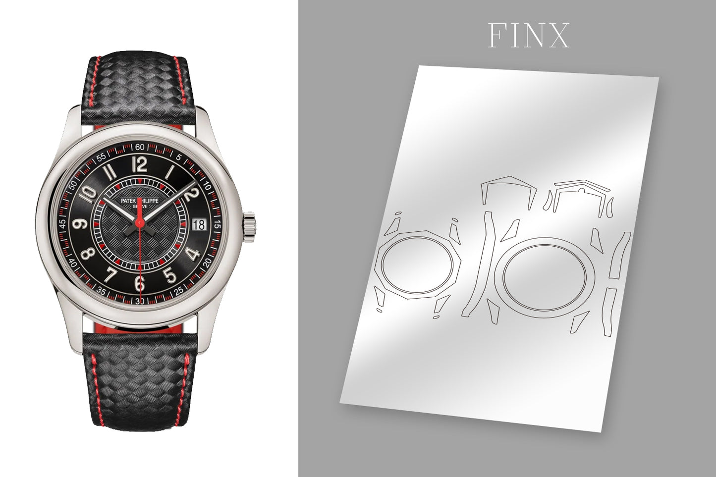 ชุดป้องกัน Atek Philippe Calatrava 6007G-010