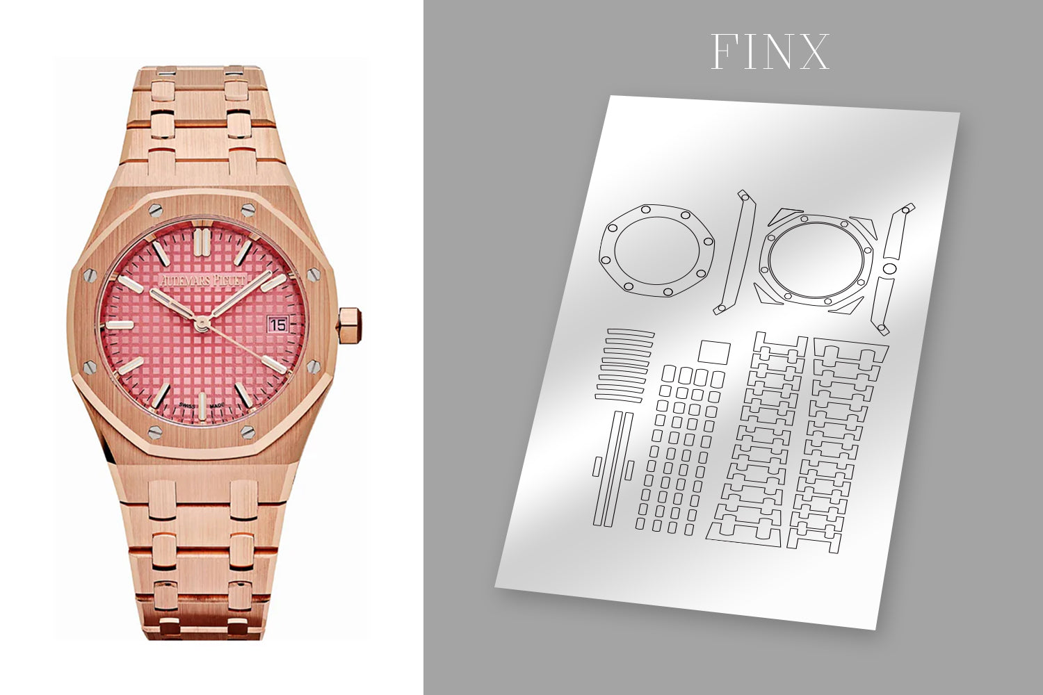 Audemars Piguet Royal Oak 77450OR Protection Film | FINX – FINX