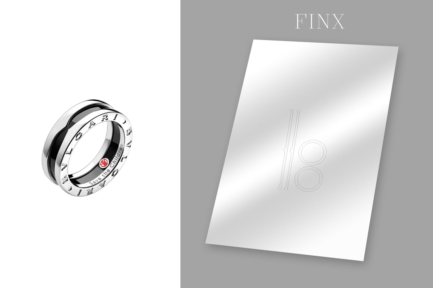 ชุดป้องกันแหวนเงินสเตอร์ลิง B.zero1 จาก Bvlgari x Save the Children