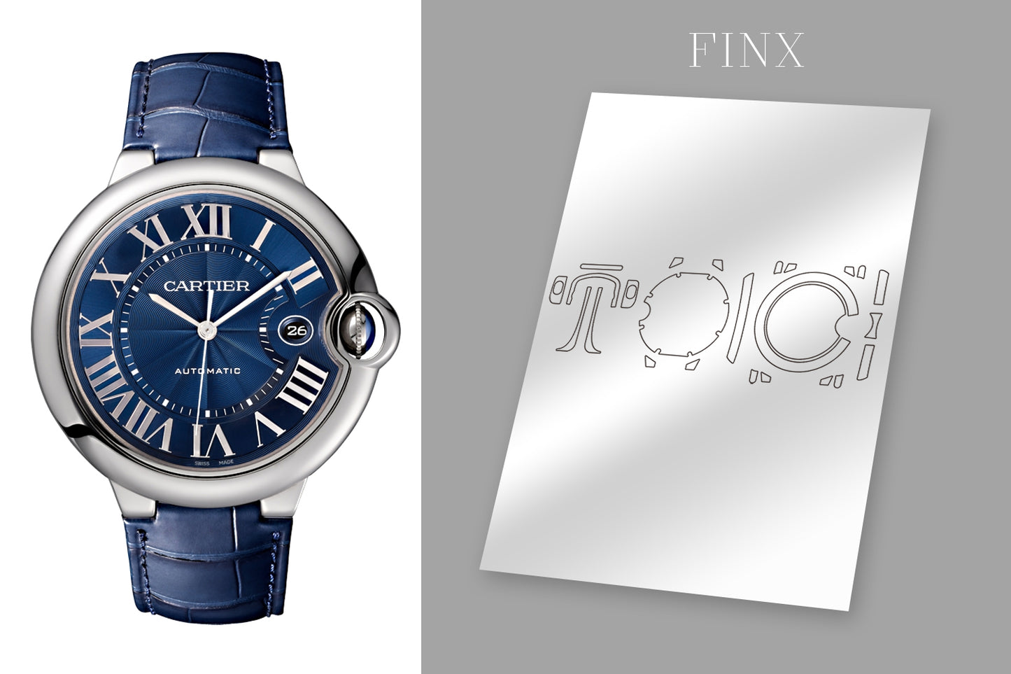 Cartier Ballon Bleu De Cartier WSBB0027 (42mm)ชุดฟิล์มกันรอย