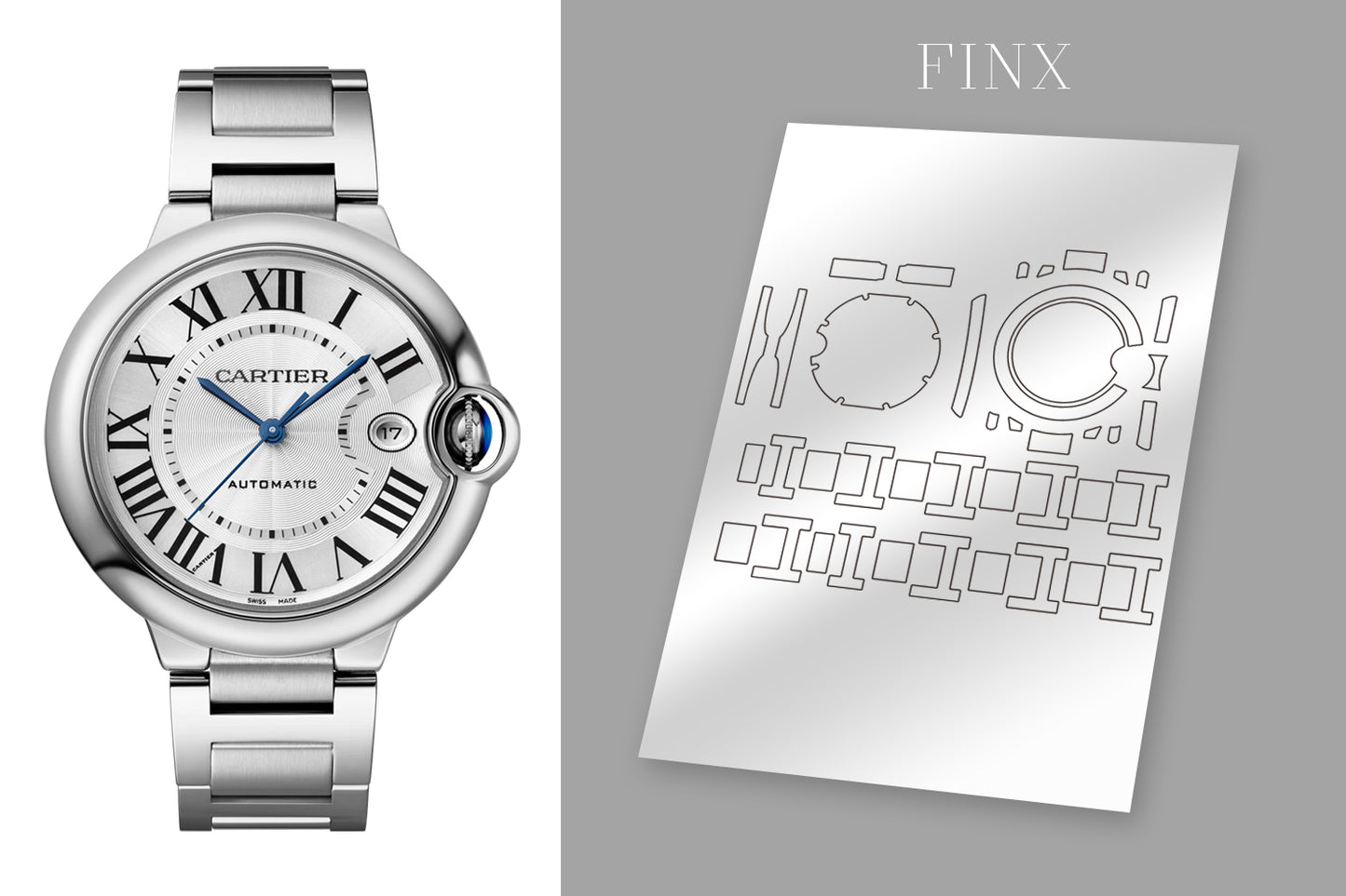 Cartier Ballon Bleu De Cartier WSBB0049 (42mm)ชุดฟิล์มกันรอย