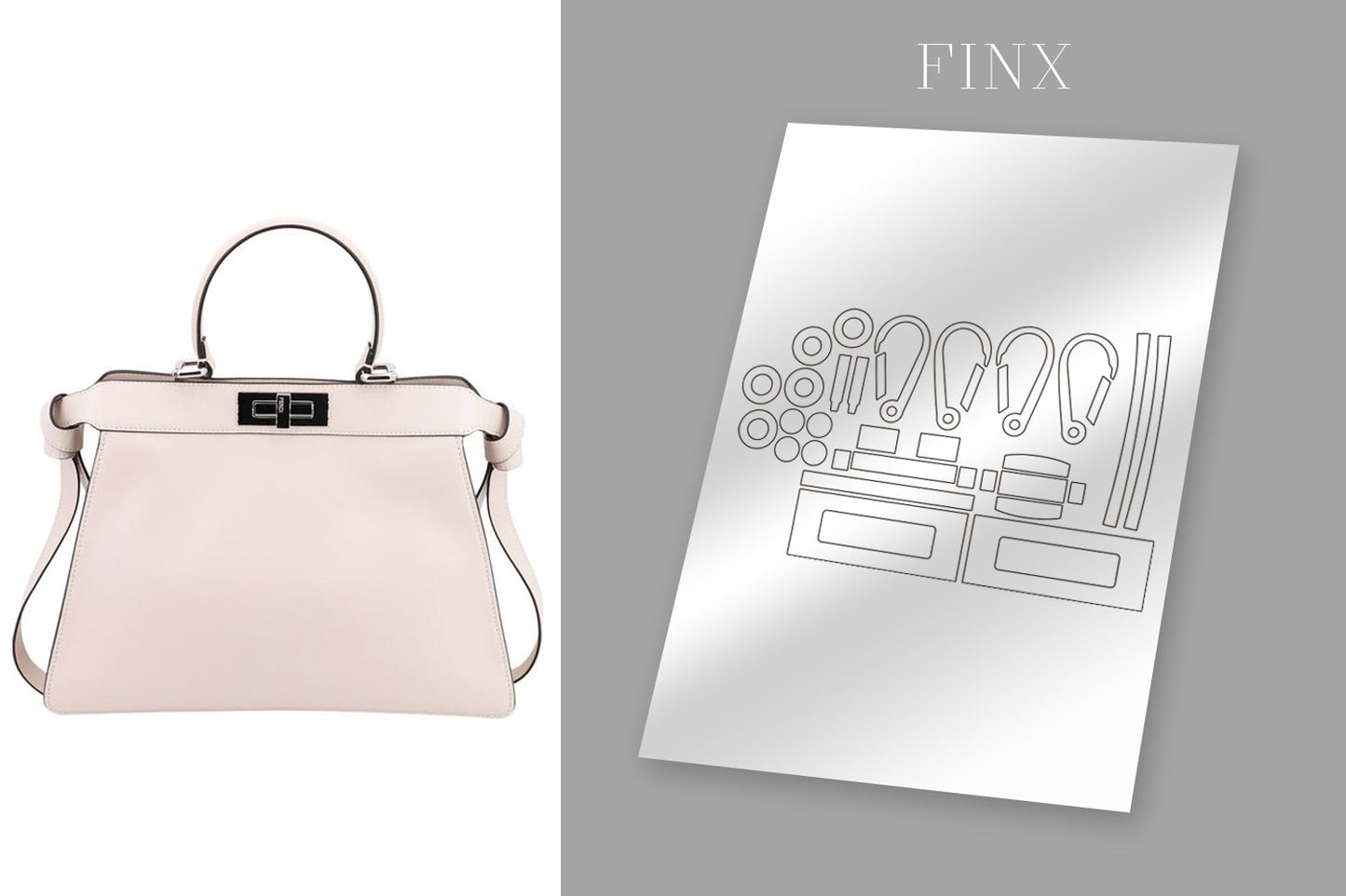 ชุดฟิล์มกันรอย Fendi Peekaboo IseeU