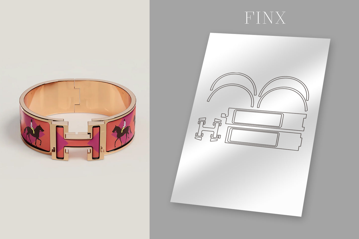 Hermes Clic Clac H Las Allures Protection Kit