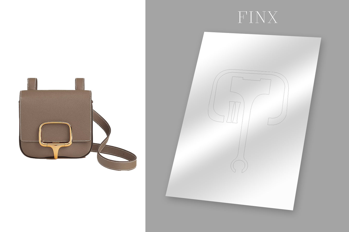 ชุดป้องกัน Hermes Gold Epsom Leather Della Cavalleria