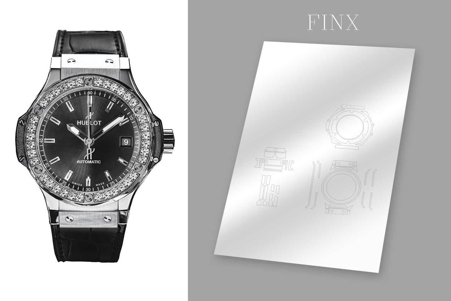 Hublot Bang Steel Diamonds 38mm 365.SX.1470.LR.1204 Protection Kit