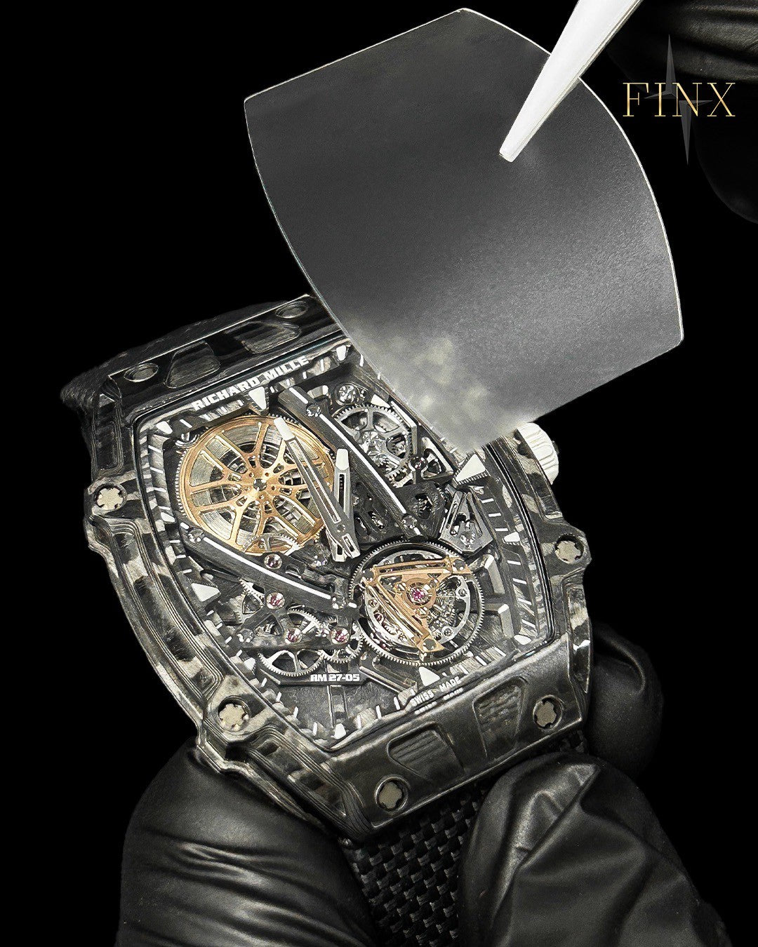 Richard Mille RM 27-05 Flying Tourbillon Rafael Nadal Protection Kit protection film by FINX