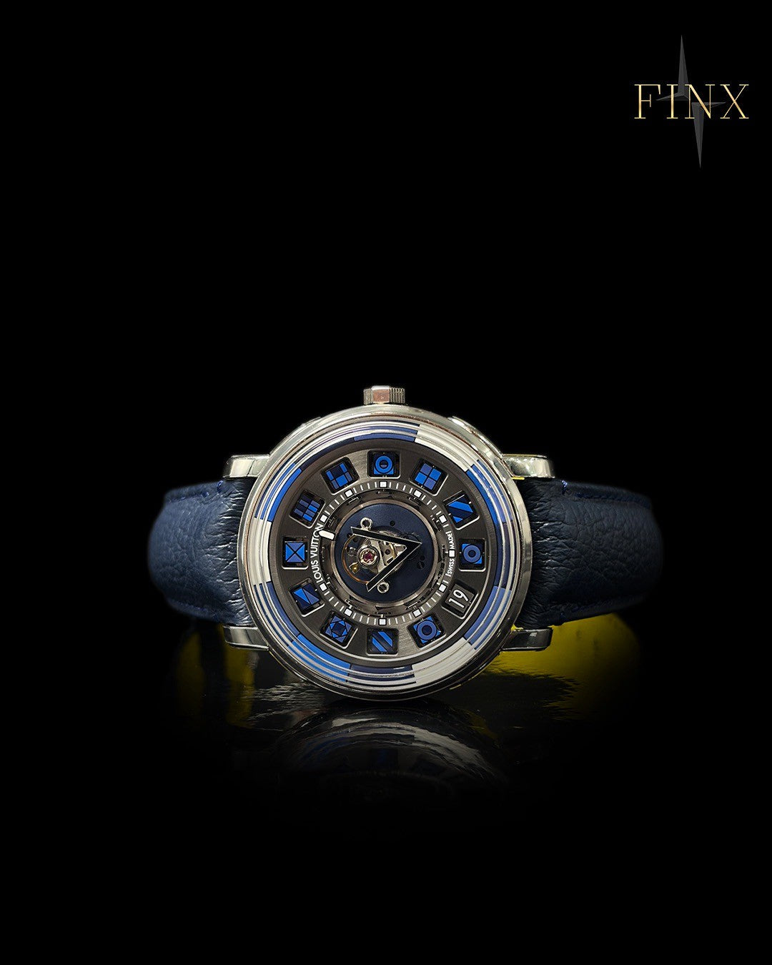 LOUIS VUITTON Escale Spin Time Tourbillon Central Blue Protective Kit