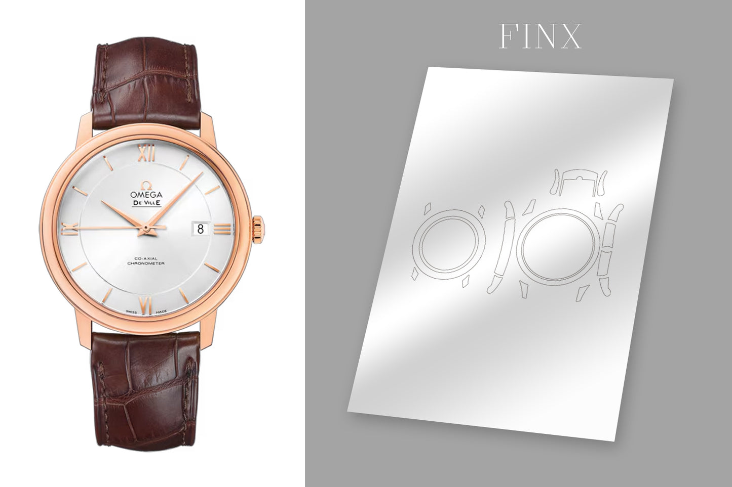 ชุดป้องกัน Omega De Ville Prestige 424.53.40.20.02.001
