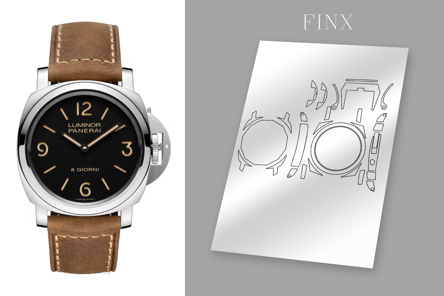 ชุดอุปกรณ์ป้องกัน Panerai Luminor 8 Giorni Pam00914
