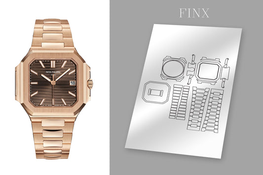 Patek Philippe 7128/1R-001 Cubitus 40mm Rose Gold Protective Kit