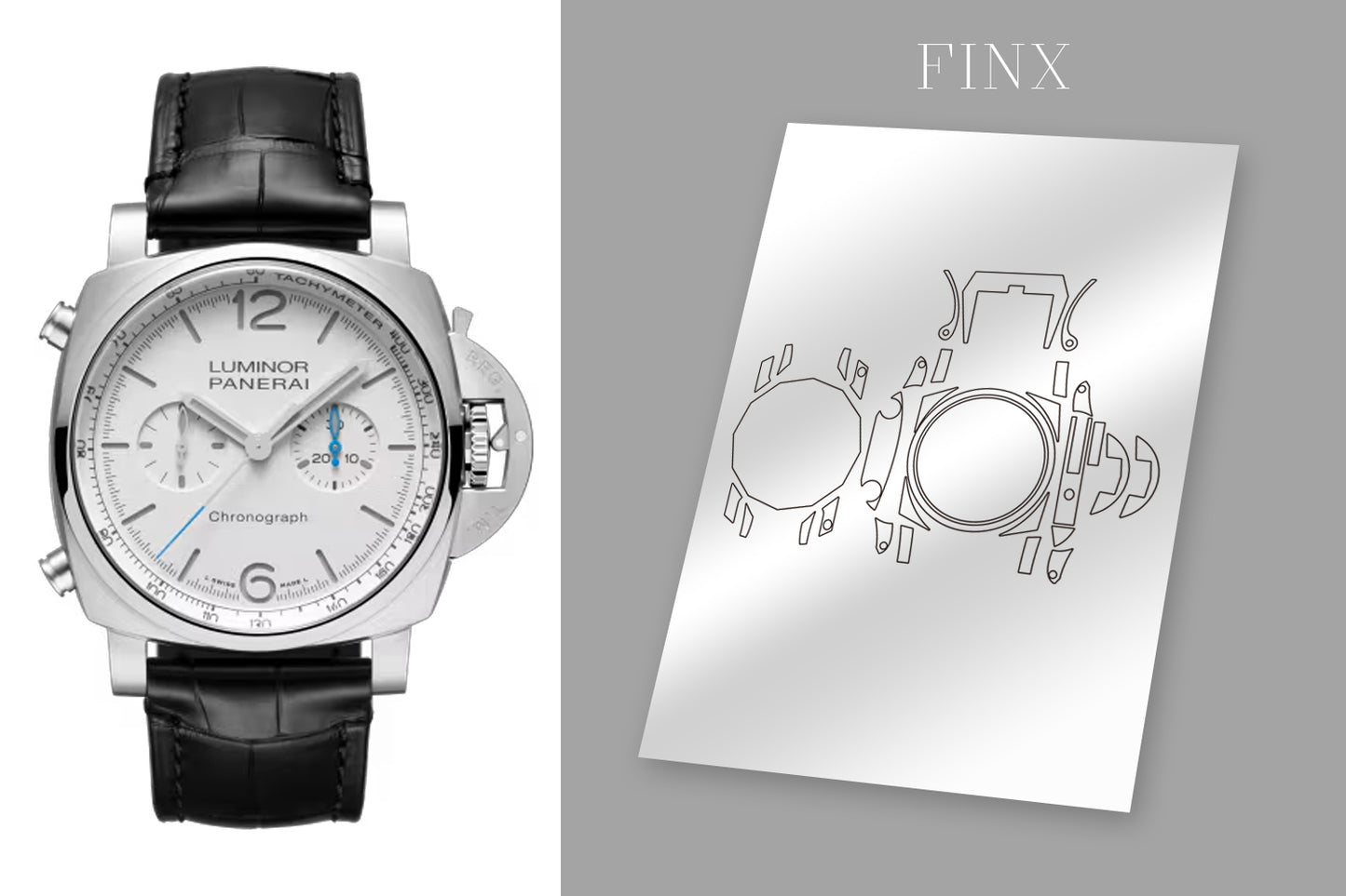 ชุดป้องกัน Panerai Luminor Chrono Pam01218