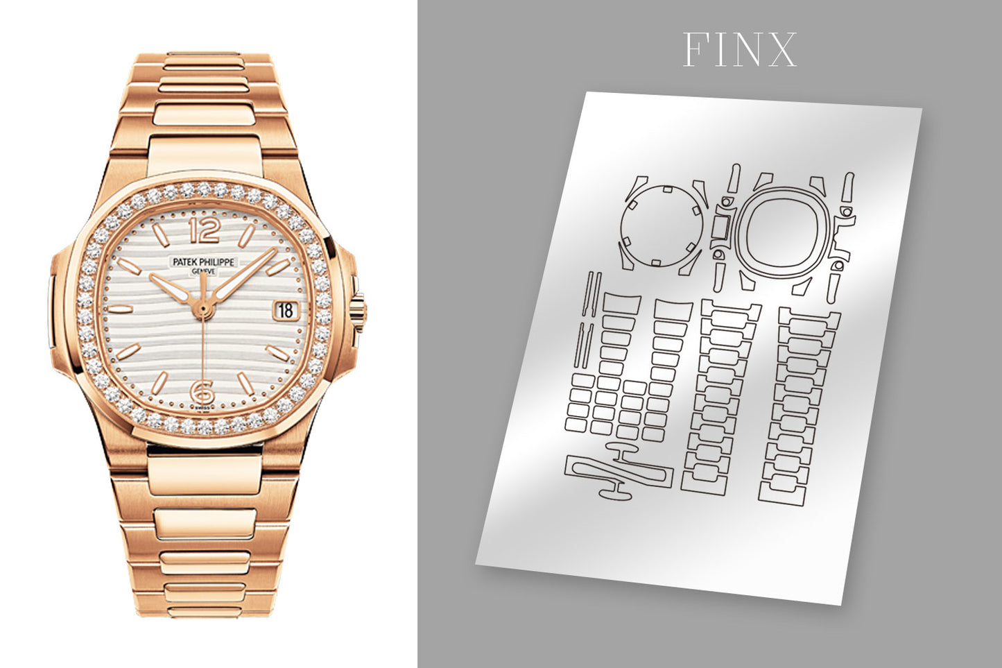 ชุดฟิล์มกันรอย Patek Philippe Nautilus 7010/1R-011