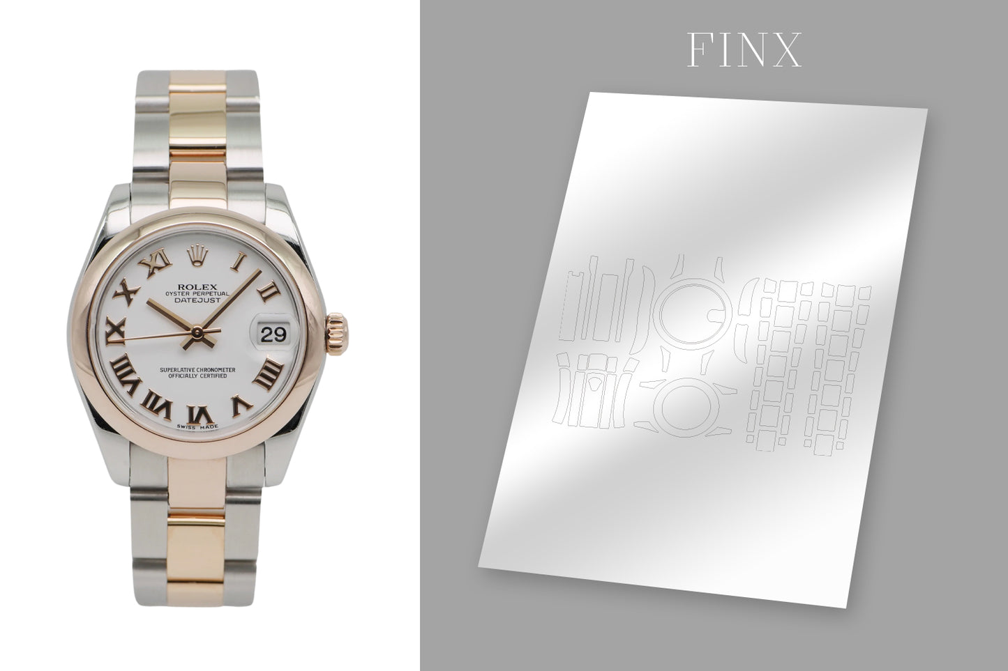 ชุดป้องกัน ROLEX DATEJUST 178241 ขนาด 31 มม.
