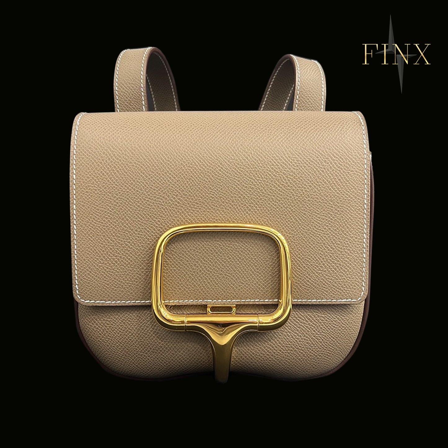 ชุดป้องกัน Hermes Gold Epsom Leather Della Cavalleria