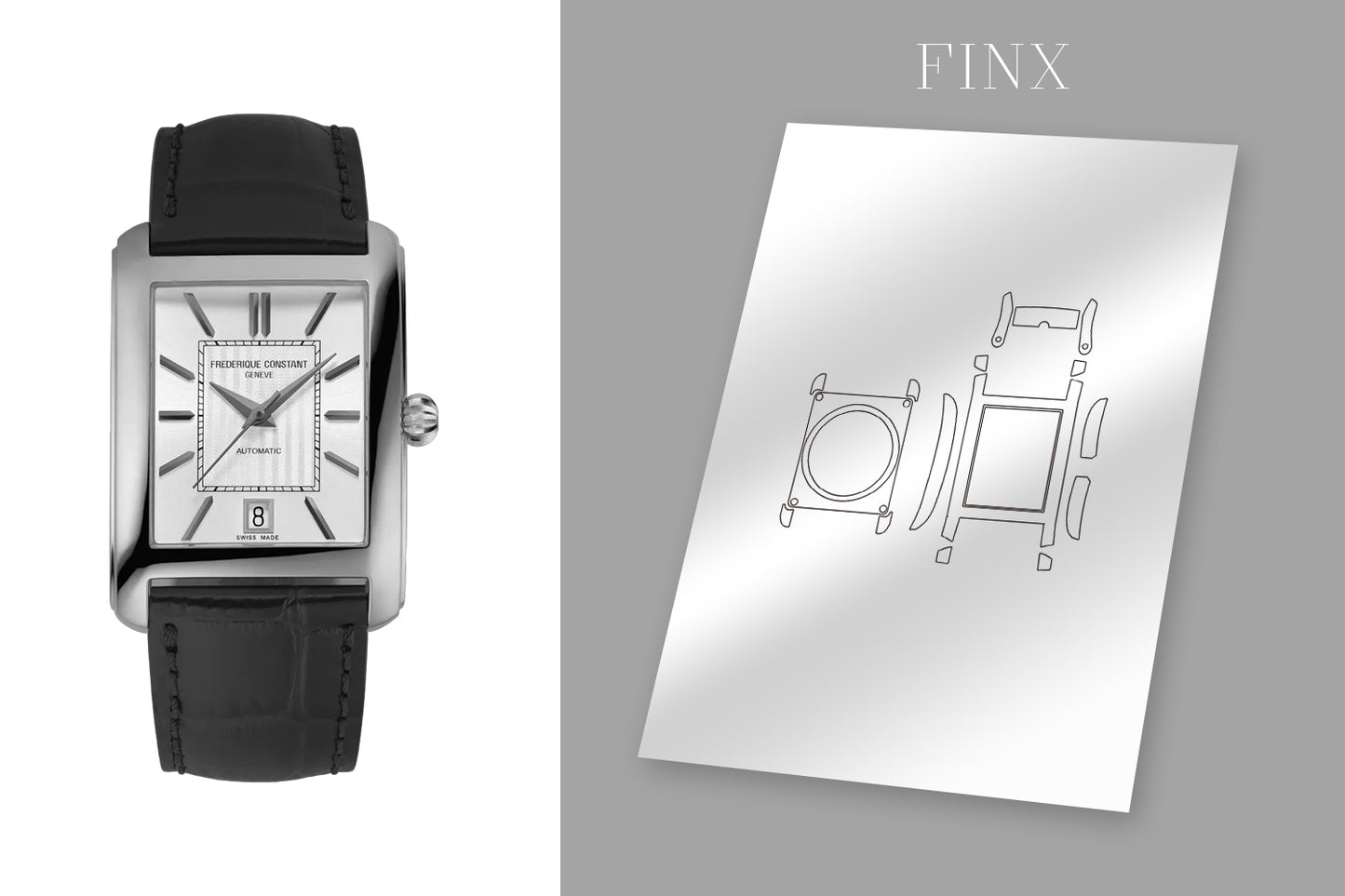 ชุดป้องกันอัตโนมัติ Frederique Constant Classics Carree