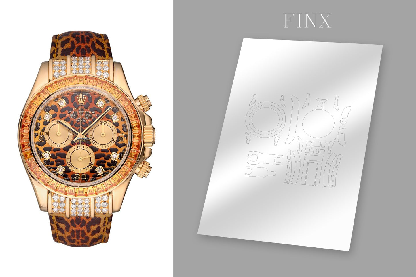 Rolex Daytona 116598SACO LEOPARD Protective Kit