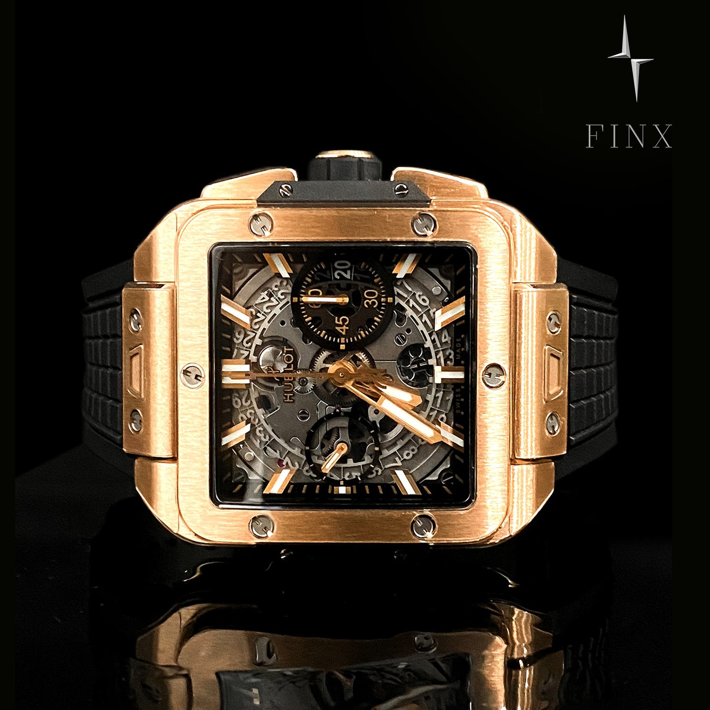 Hublot Square Bang Unico King Gold 821.OM.0180.RX (42mm)ชุดฟิล์มกันรอย