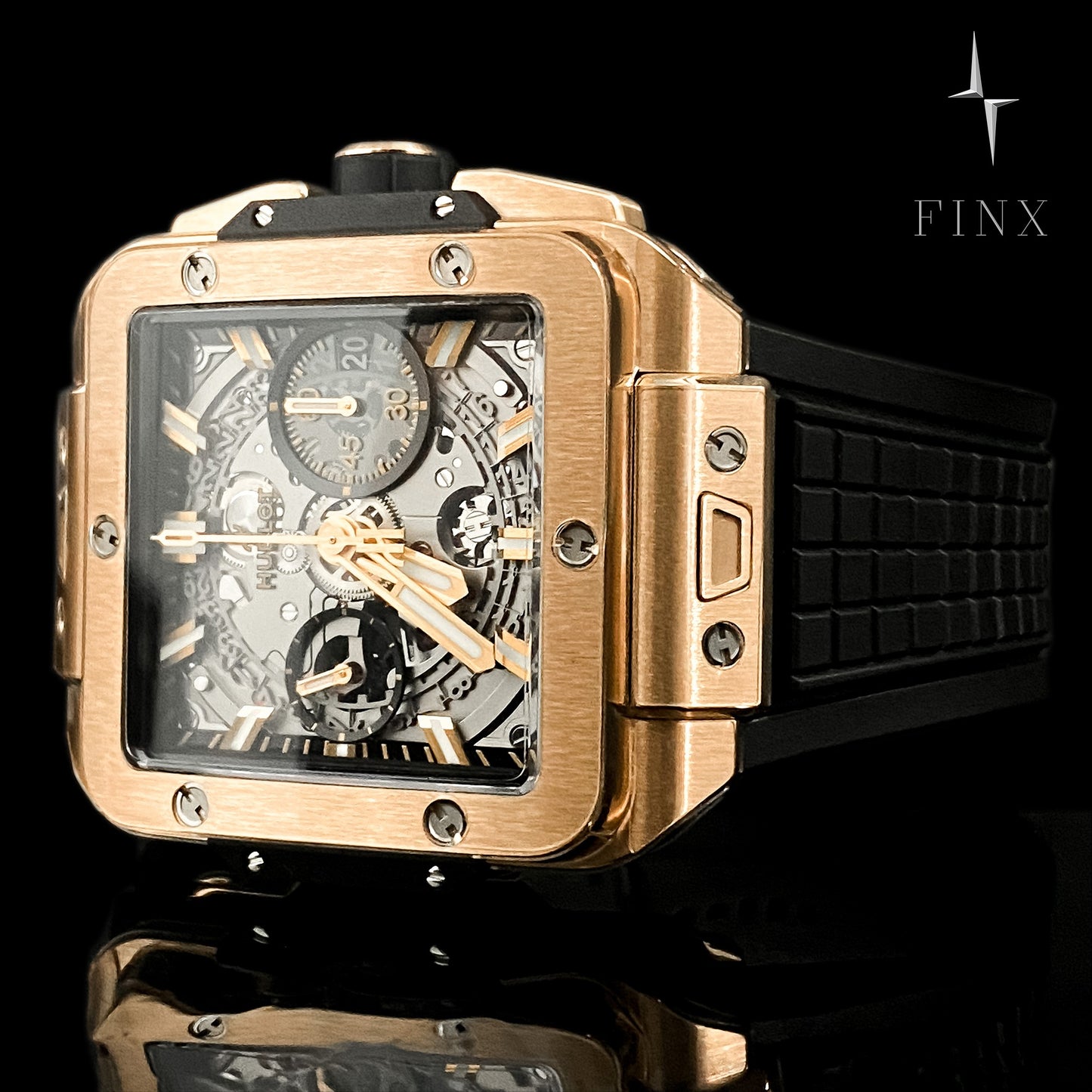 Hublot Square Bang Unico King Gold 821.OM.0180.RX (42mm)ชุดฟิล์มกันรอย