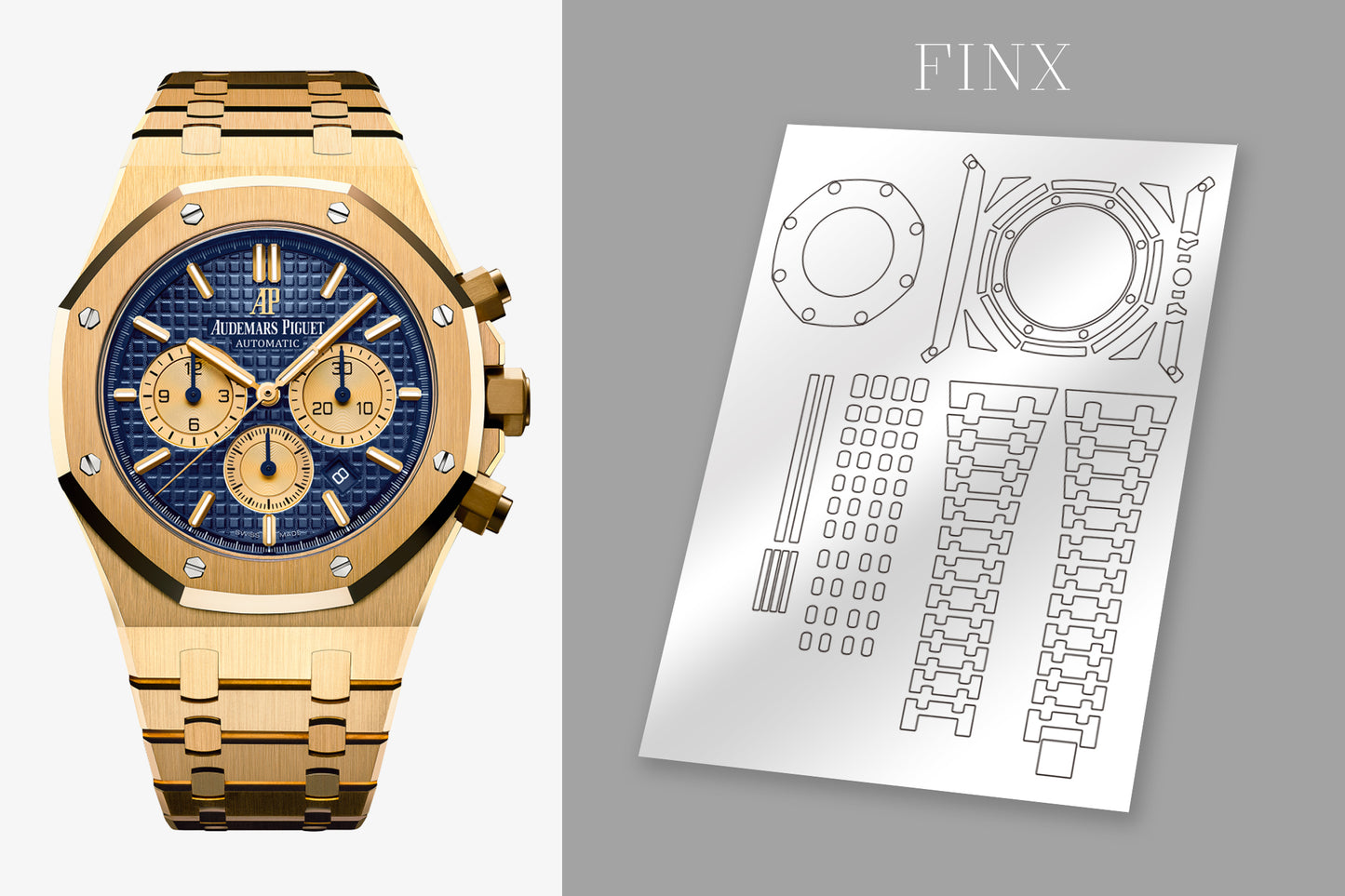 Audemars Piguet Royal Oak Selfwinding Chronograph 26331BA.OO.1220BA.01 Protection Kit