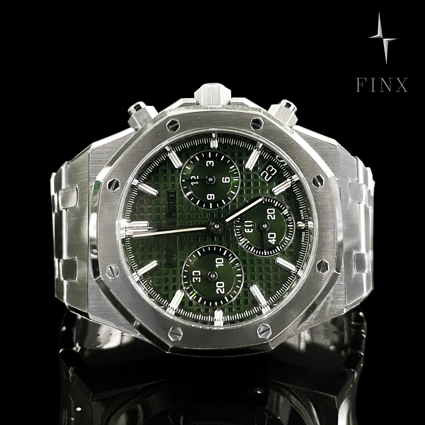 Audermars Piguet Royal Oak Selfwinding โครโนกราฟ "50th Anniversary" 26240ST.OO.1320ST.08ชุดฟิล์มกันรอย