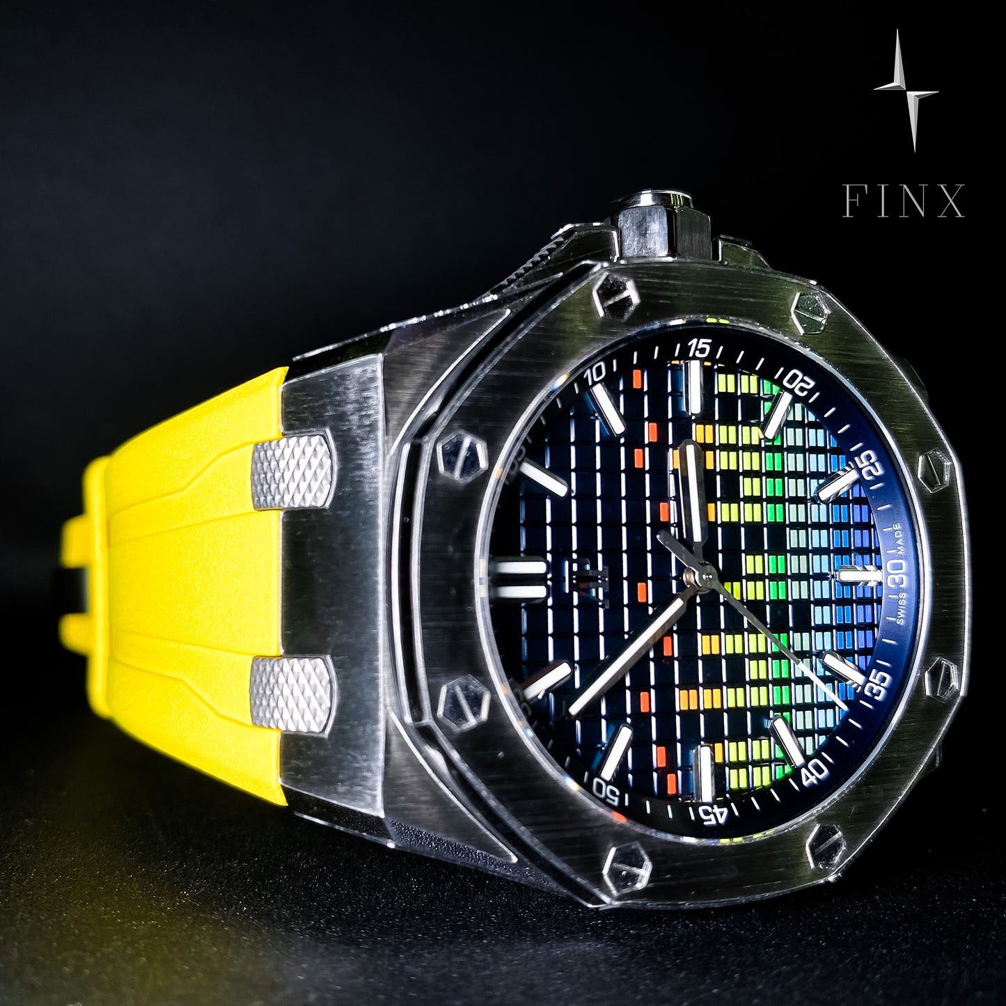 Audernars Piguet Royal Oak ไขลานอัตโนมัติ "Music Edition" 15600TI.OO.A343CA.01 ชุดฟิล์มกันรอย