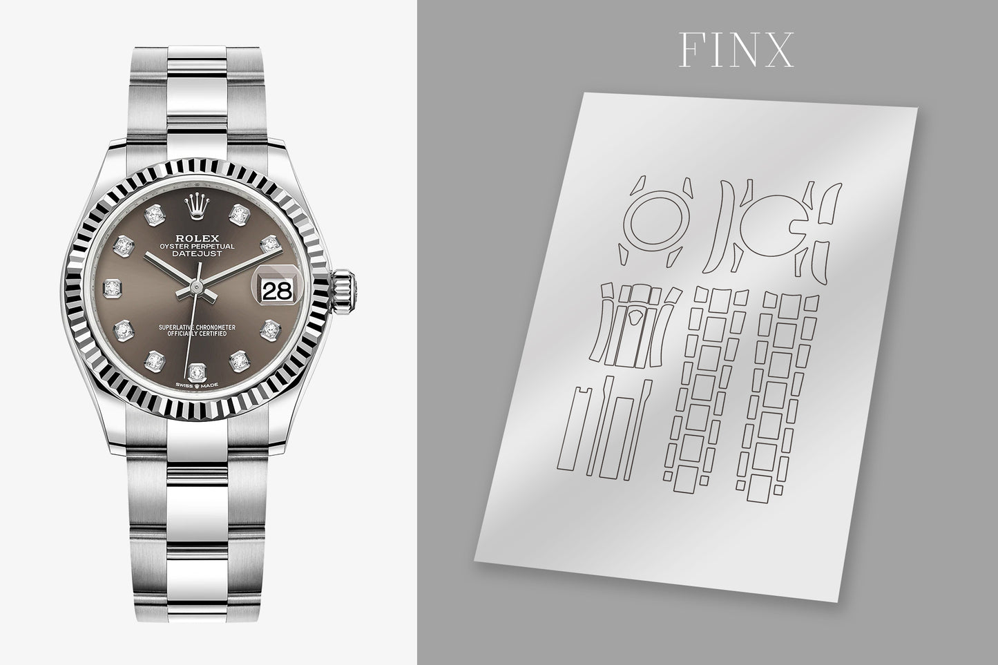 ชุดฟิล์มกันรอย Rolex Datejust 278247 (31 มม.)