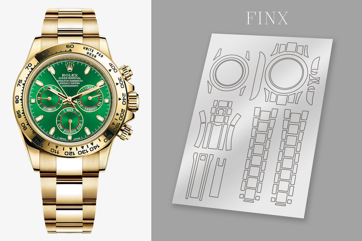 ชุดฟิล์มกันรอย Rolex Daytona(Loki) 116508