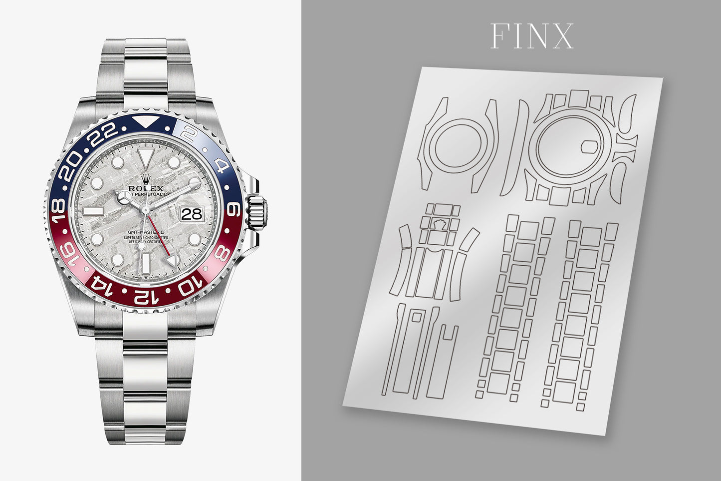 Rolex GMT Master ll (White Gold) 126719 Protection Kit