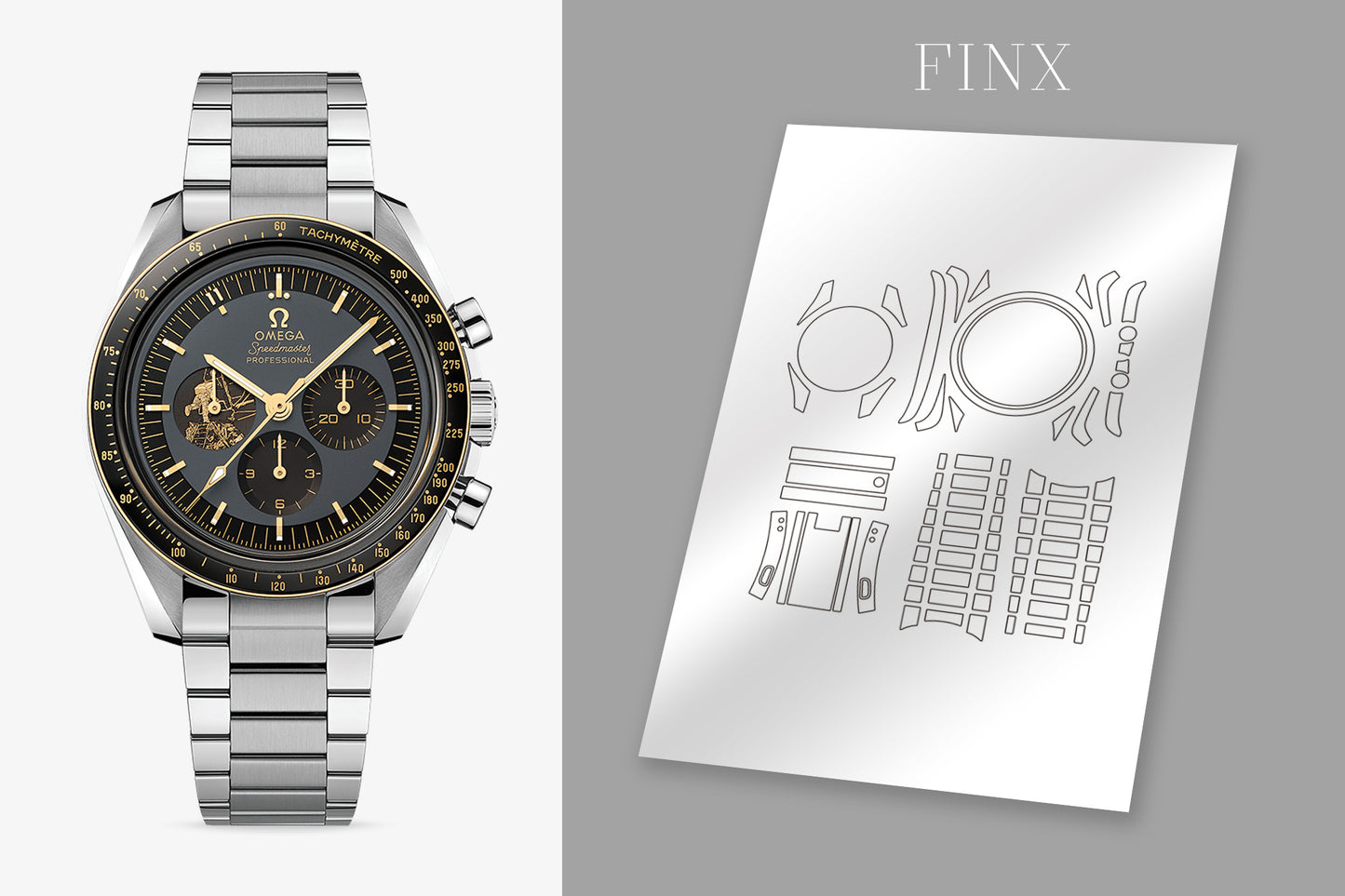 Omega Speedmaster Anniversary Series Co-Axial Master Chronometer Chronograph 310.20.42.50.01.001 Protection Kit