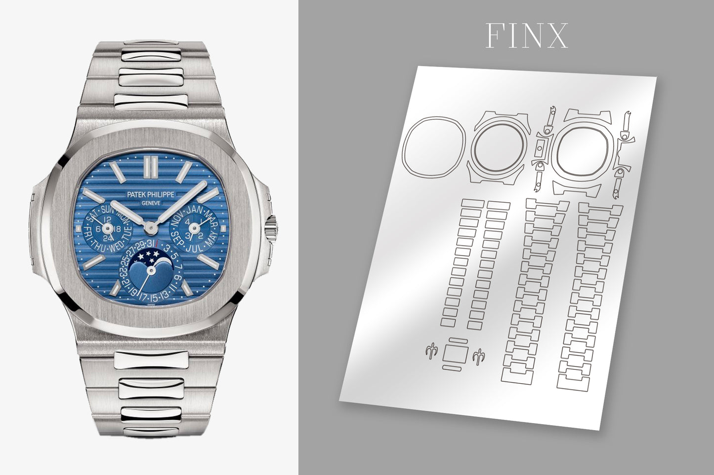 ชุดฟิล์มกันรอย Patek Philippe Nautilus 5740/1G-001
